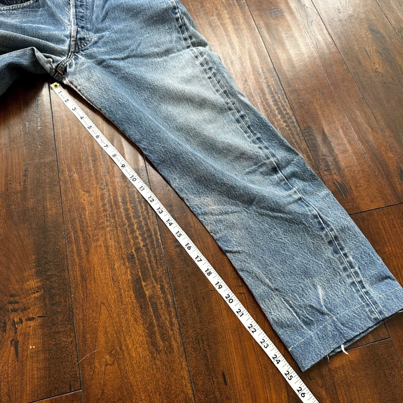 Levi's VINTAGE Levi's 501 XX Jeans Men's Regular Fit Straight 80s 70s USA Light Denim 32x34 Size US 32 / EU 48 - 6 Thumbnail