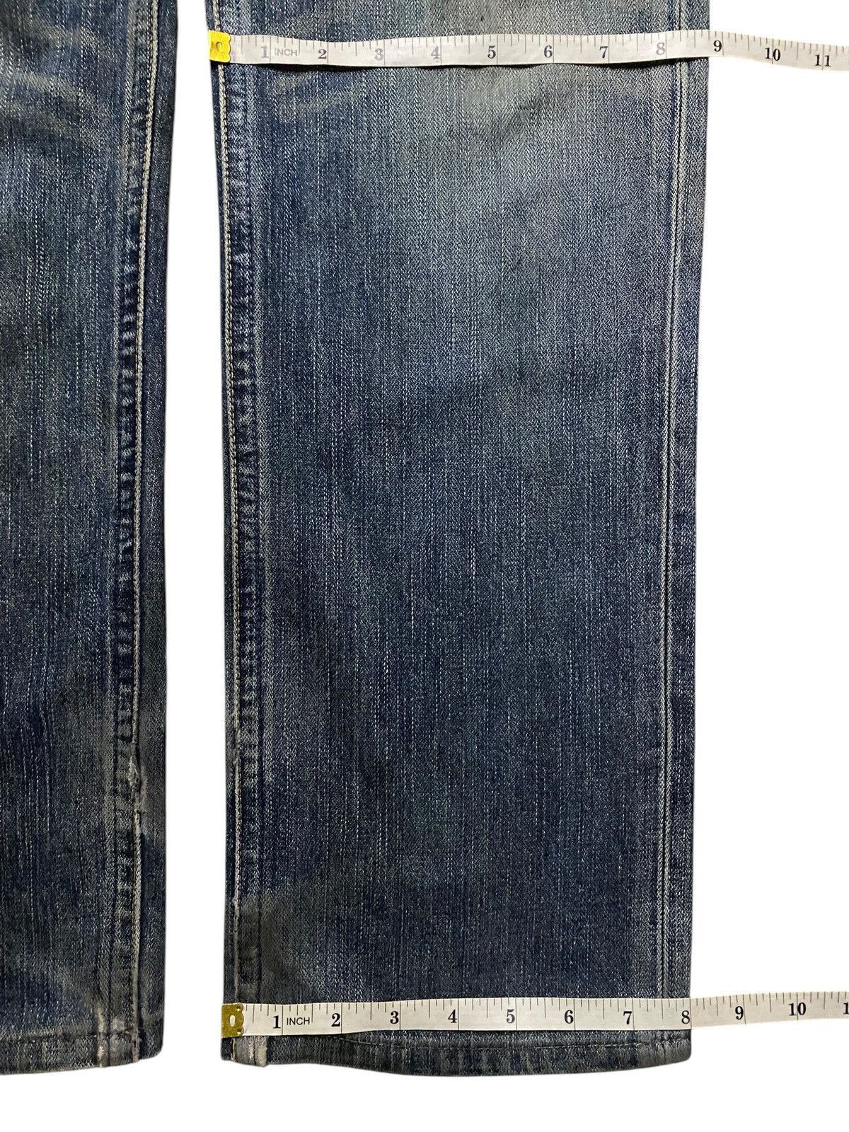 KOZABURO × Wrangler Vintage Wrangler 04903 Mud Wash Distressed Loose Jeans Size US 34 / EU 50 - 13 Thumbnail