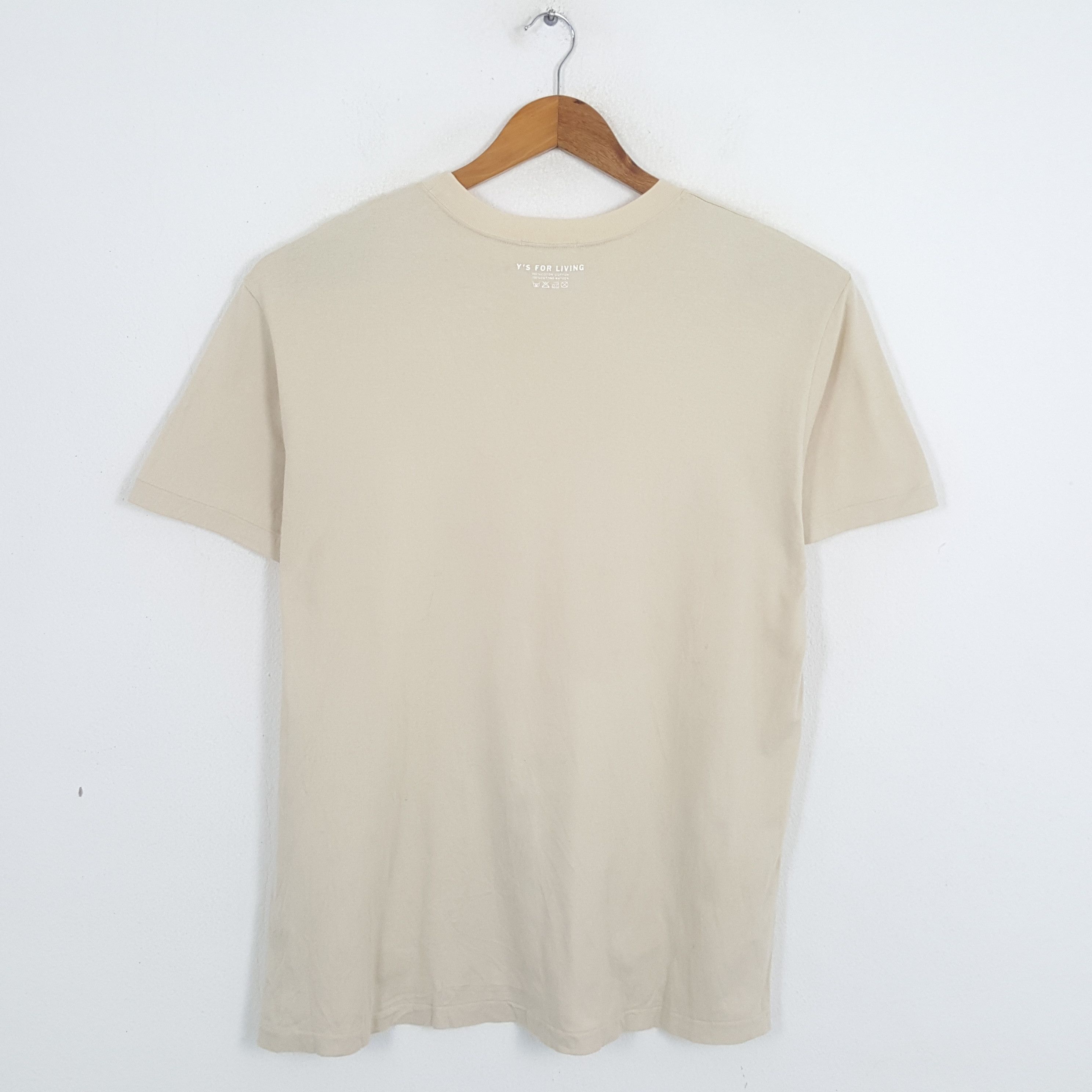 Vintage × Y's × Yohji Yamamoto Vintage Y'S FOR LIVING YOHJI YAMAMOTO Japanese Brand T-Shirt Size US L / EU 52-54 / 3 - 3 Thumbnail