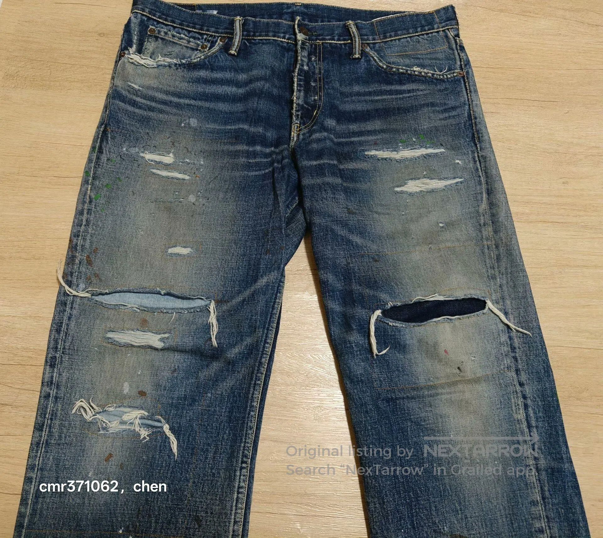 Visvim visvim 19ss Spot 03 D17 Distressed Jeans. Size US 34 / EU 50 - 2 Thumbnail