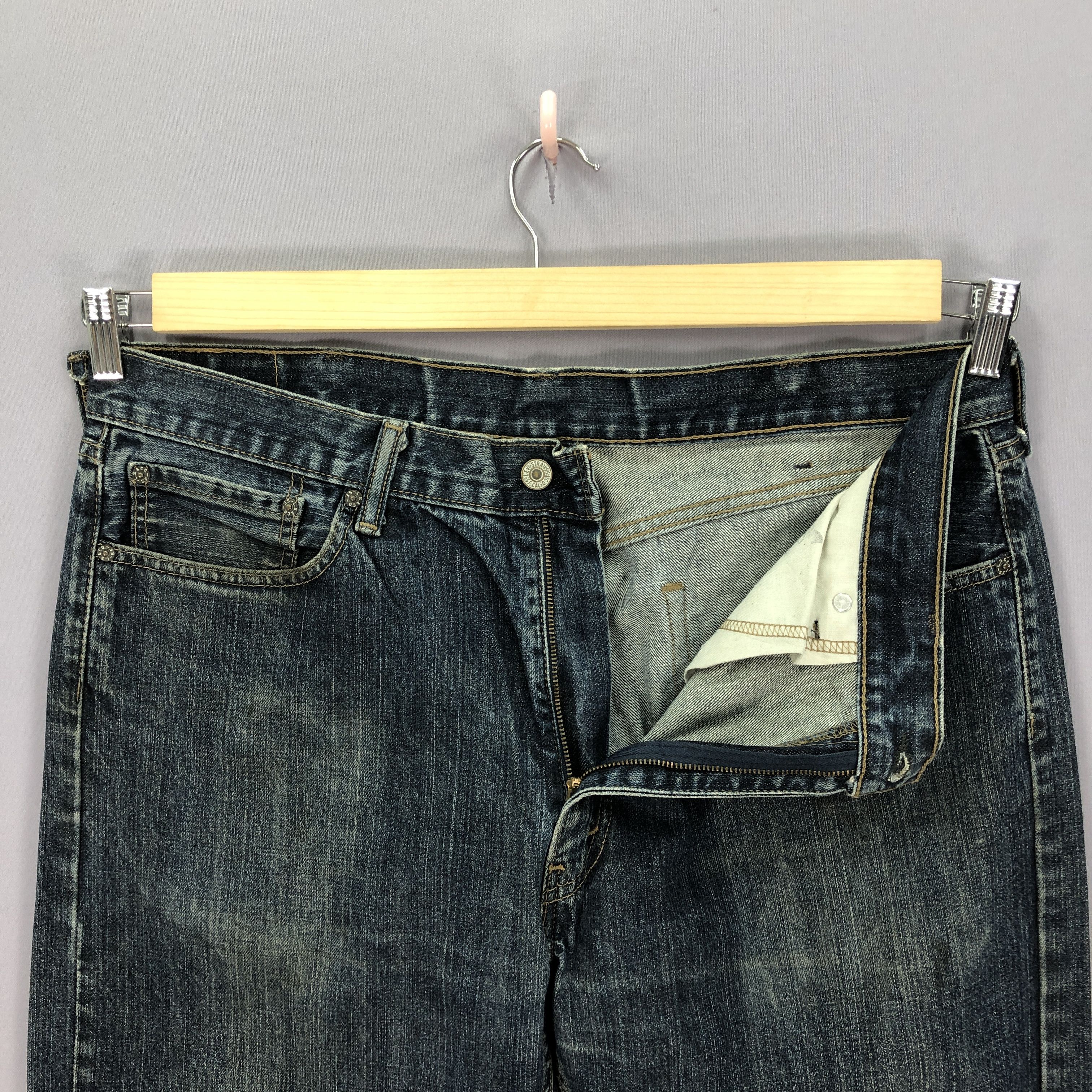 Levi's Vintage Y2K Levis 505 Faded Jeans Levi's Light Wash Denim Size US 36 / EU 52 - 5 Thumbnail