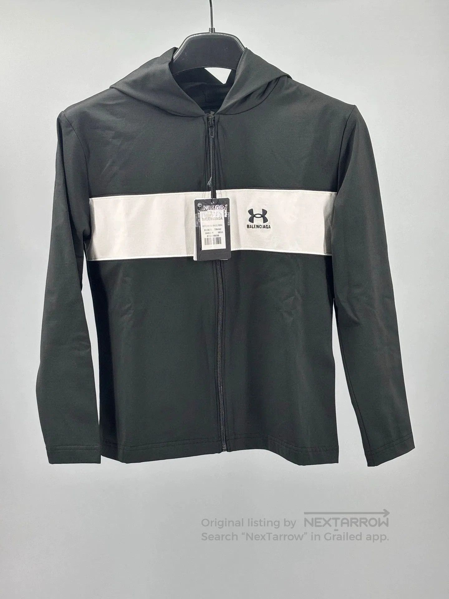 Balenciaga Balenciaga Black Slim Fit Sports Cardigan. Size US M / EU 48-50 / 2 - 1 Thumbnail