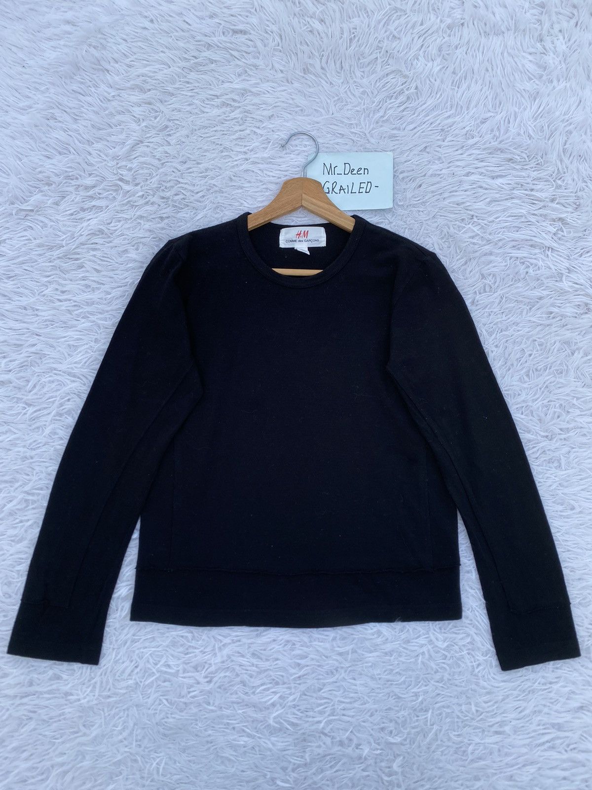 Comme des Garcons × H&M Rare H&M x Comme Des Gracons Wool Longsleeve Tshirt Size US S / EU 44-46 / 1 - 2 Thumbnail