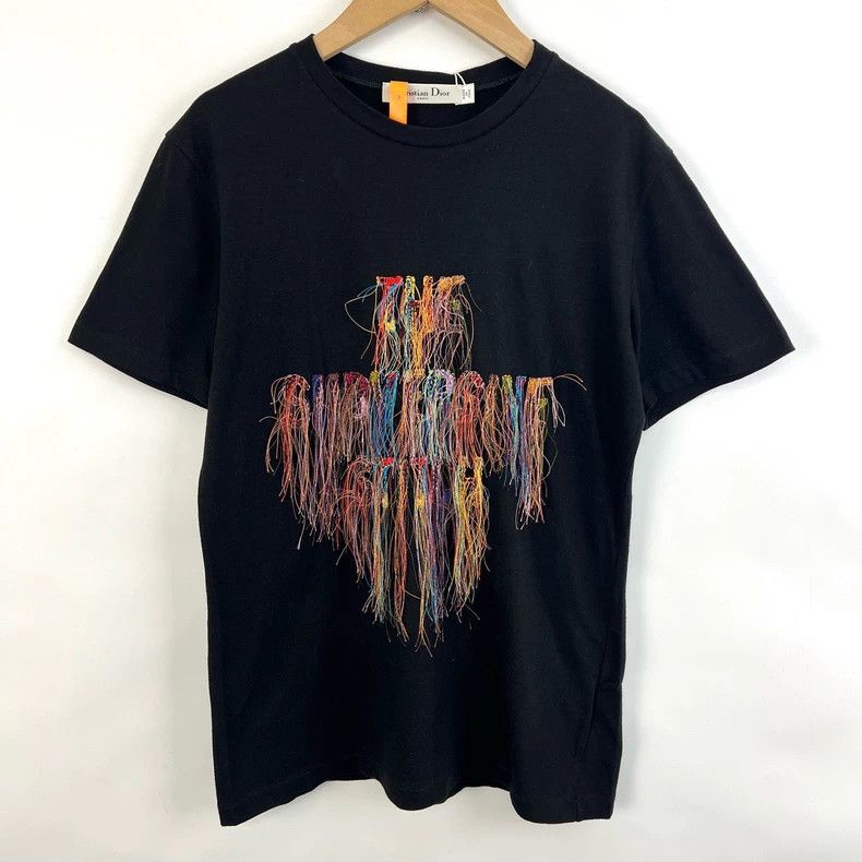 Dior × Stussy Dior x Stussy bee embroidered t-shirt tee t