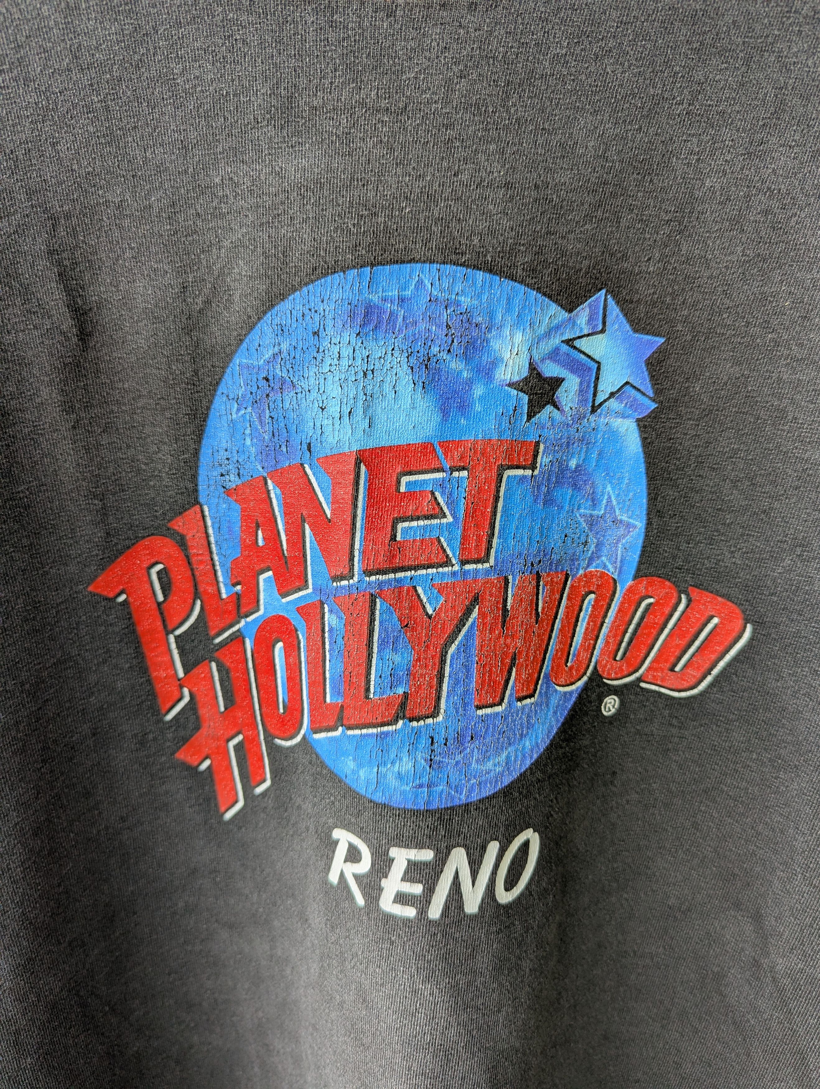 Planet Hollywood 🔥FREE SHIPPING🔥Thrashed Planet Hollywood Sunfaded Tshirt USA Size US L / EU 52-54 / 3 - 3 Thumbnail