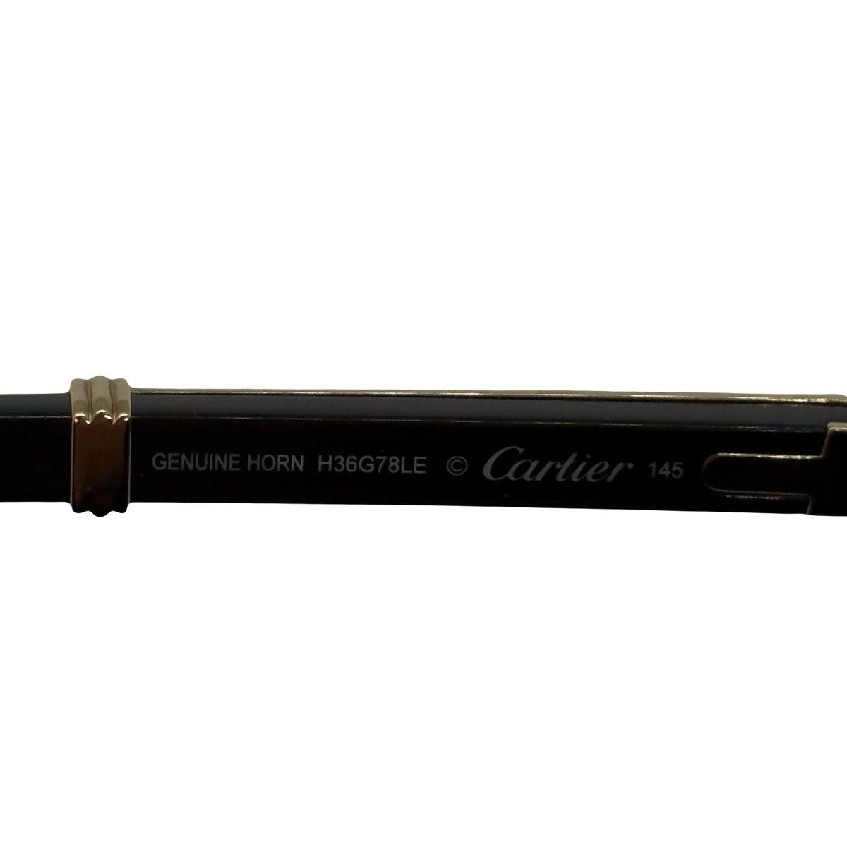 Cartier Cartier Gold Buffalo Horn Sunglasses Size ONE SIZE - 7 Thumbnail