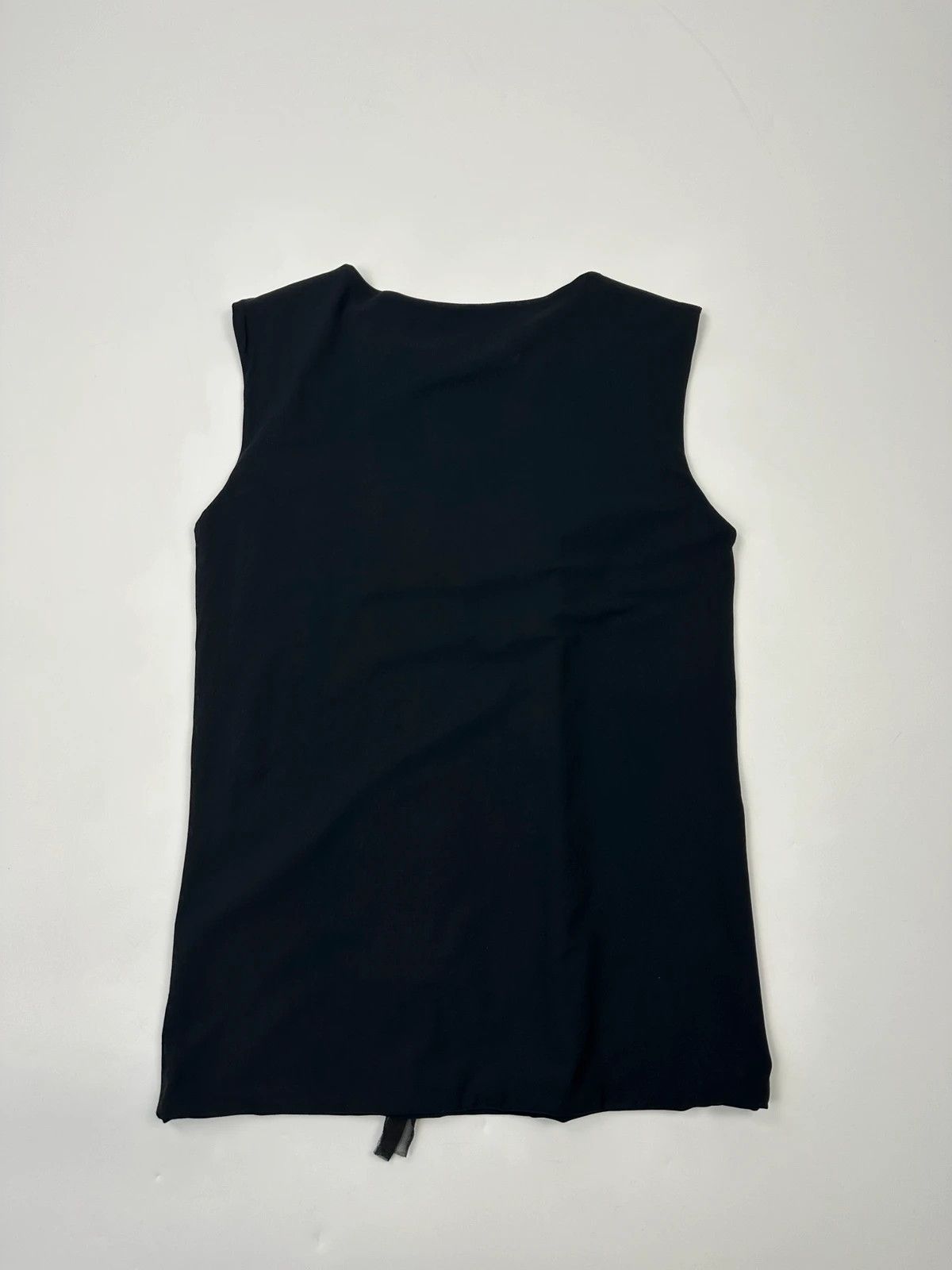 Marithe + Francois Girbaud Marithé + François Girbaud Dark Navy Double Layer Tank Top Size L / US 10 / IT 46 - 5 Thumbnail