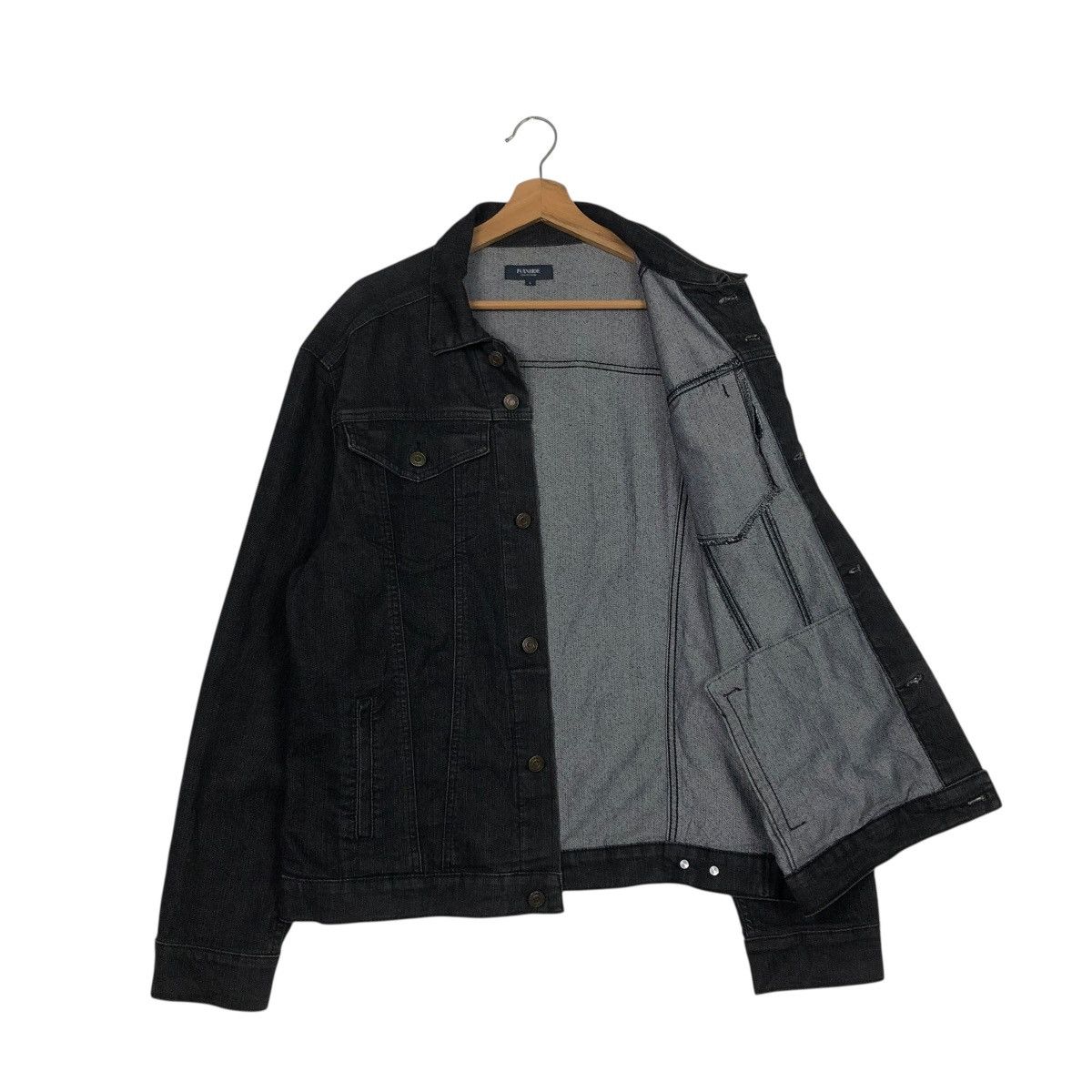 Japanese Brand 🔥VINTAGE TRUCKER DENIM JACKET IVANHOE ISSEY MIYAKE Size US L / EU 52-54 / 3 - 13 Thumbnail