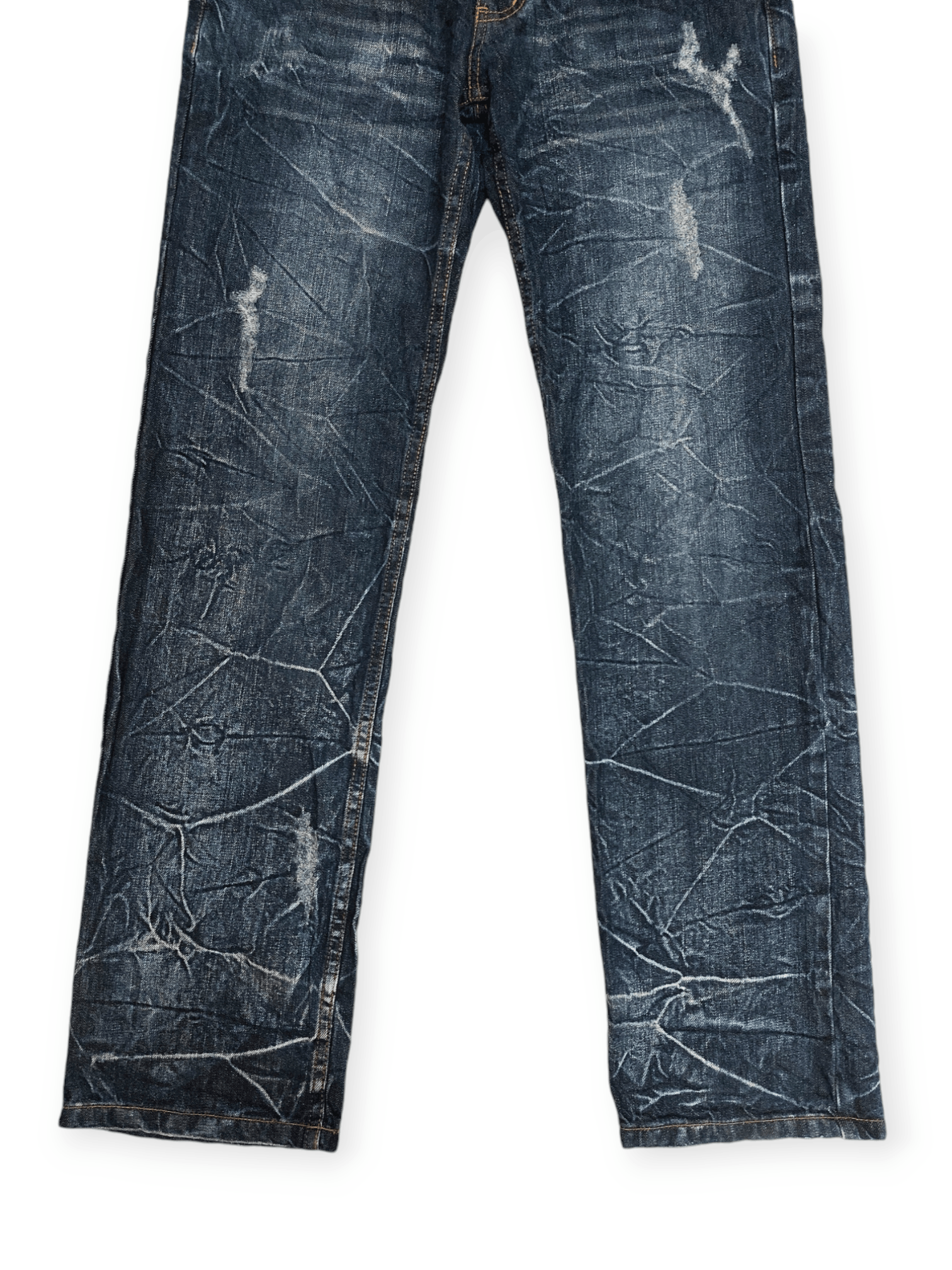 Japanese Brand Nylaus Double Waist Denim Size US 30 / EU 46 - 6 Thumbnail