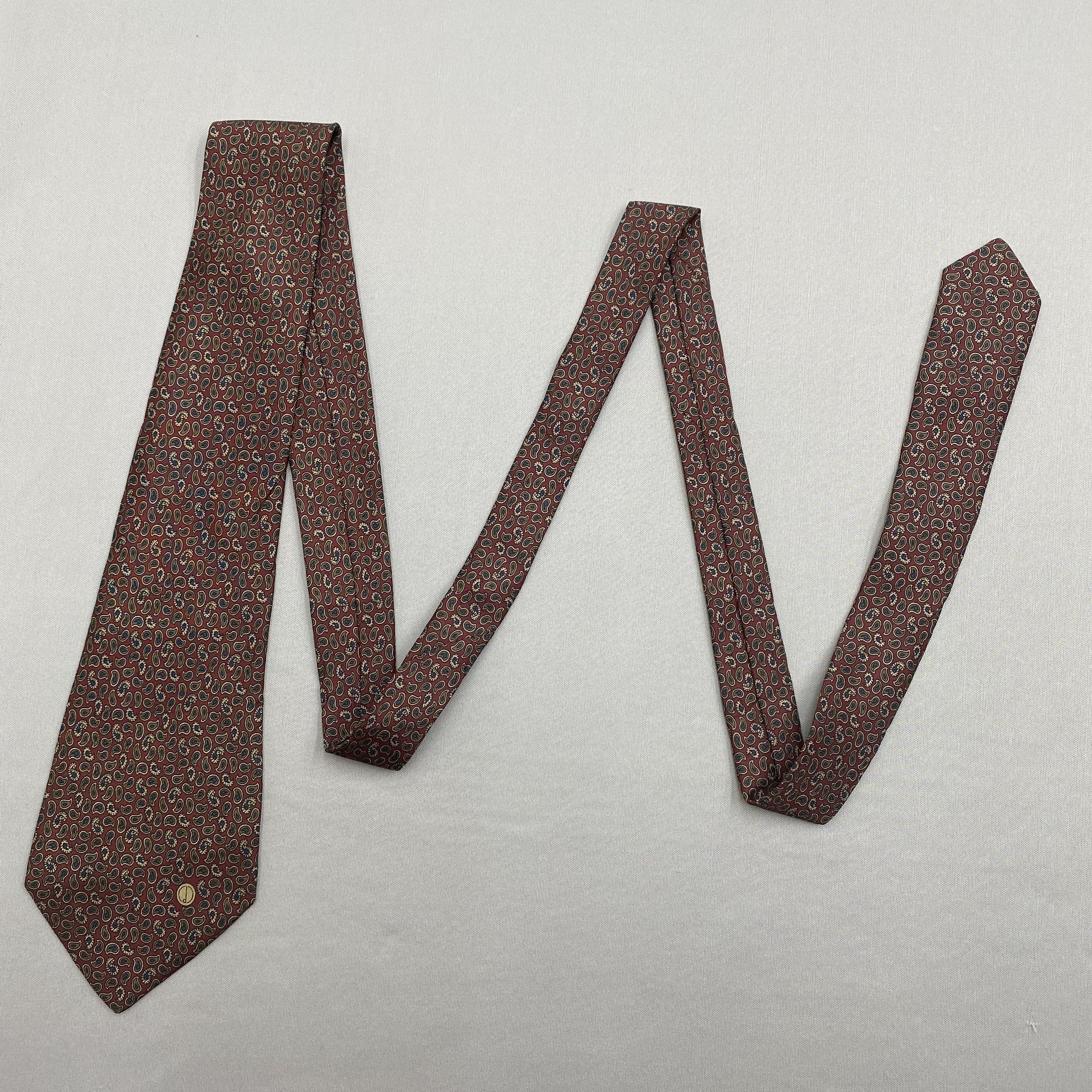 Alfred Dunhill Vintage Alfred Dunhill SILK Necktie Cravate Pure Silk Size ONE SIZE - 5 Thumbnail