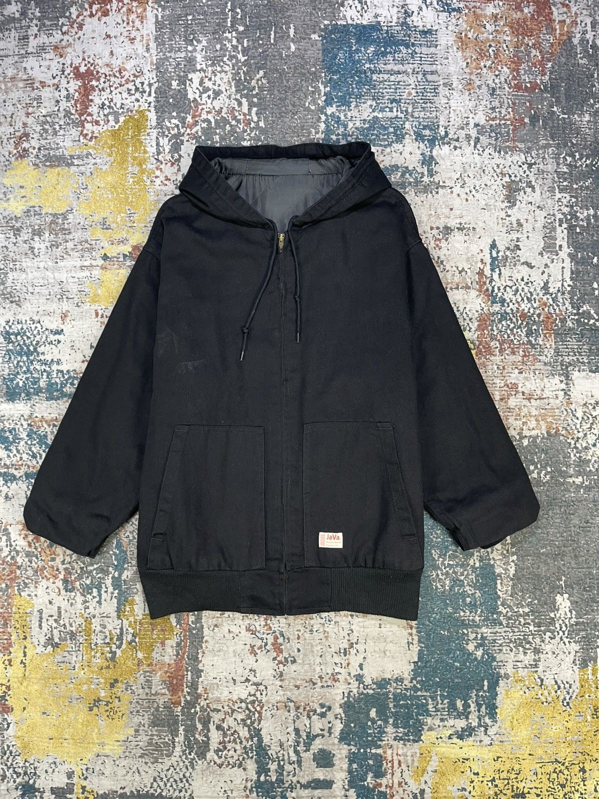 Japanese Brand Java Detroit Workwear Active Hooded Jacket Size US M / EU 48-50 / 2 - 1 Thumbnail