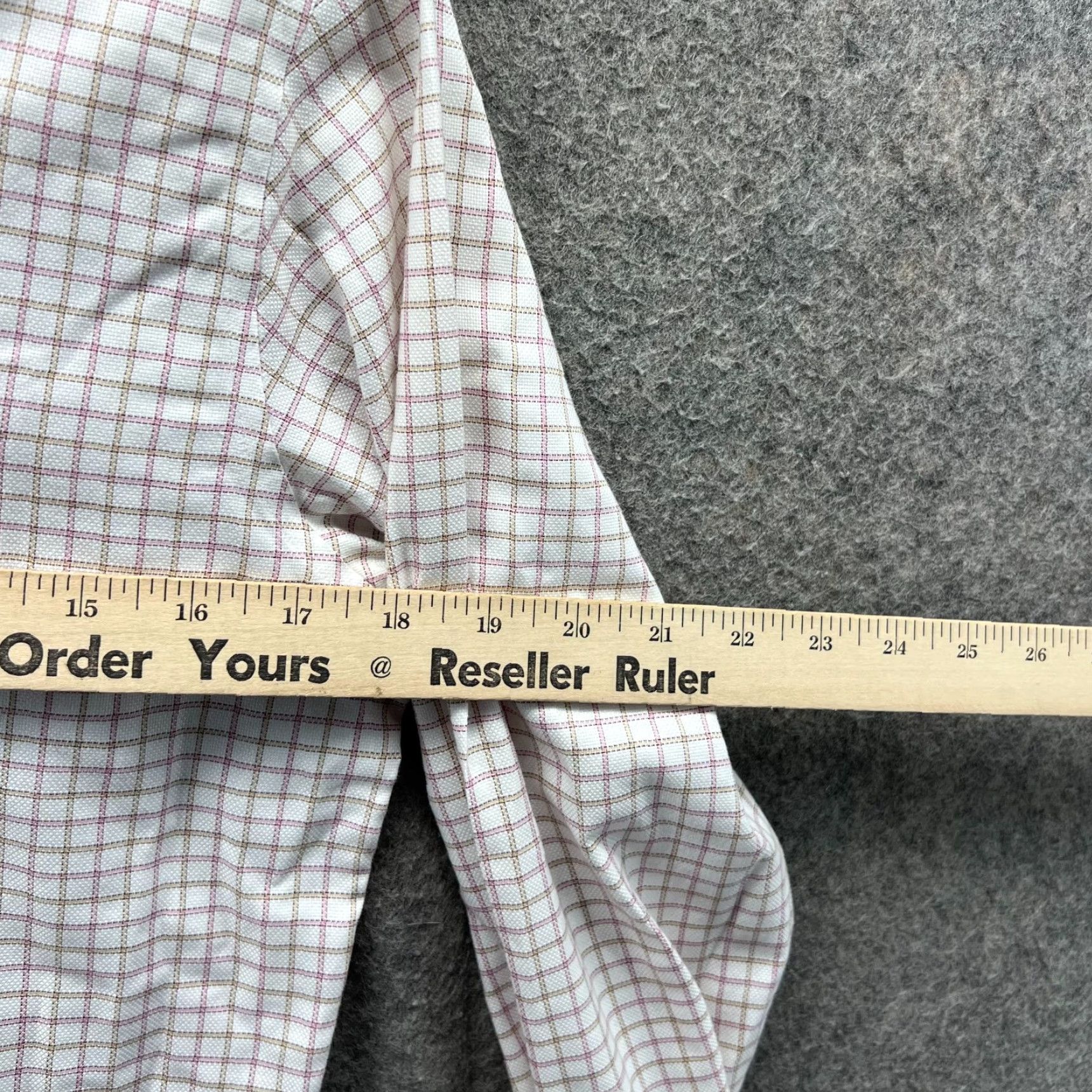 Brooks Brothers VINTAGE Brooks Brothers Shirt Womens 4 Beige Button Down 346 Semi Fitted Preppy Gingham Check Long Sleeve Collared Button-Up Womens Boys/Girls? Size S / US 4 / IT 40 - 4 Thumbnail