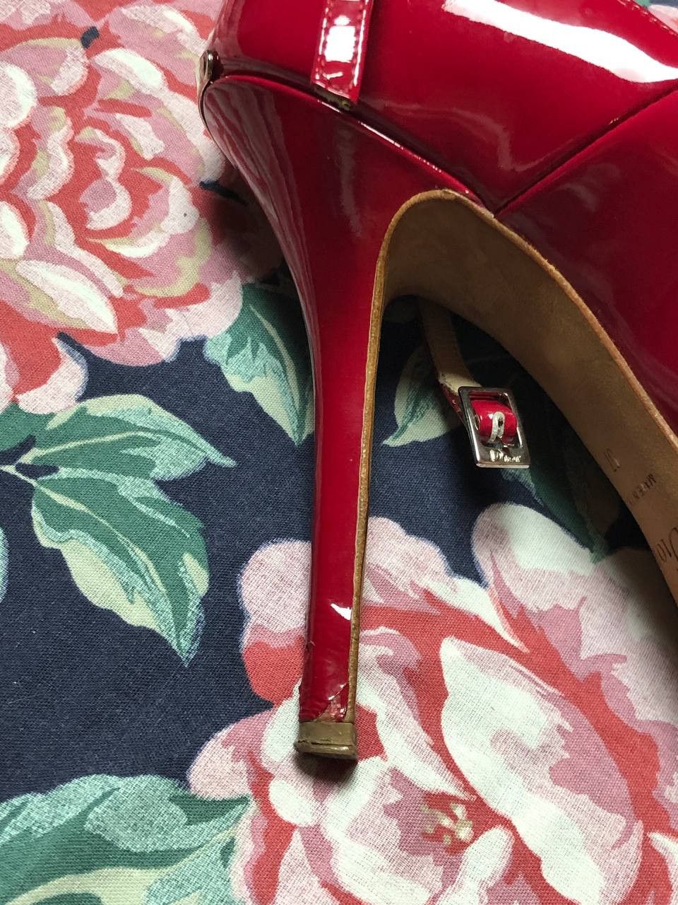 Christian Dior Monsieur Christian Dior Patent Leather Platform Heels Peep Toe Size US 7 / IT 37 - 19 Thumbnail