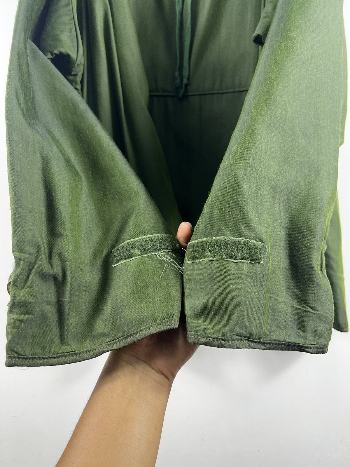Vintage 🔥 80's Vtg Military Anorak Smock w/Hood Swedish C/Protective Size US L / EU 52-54 / 3 - 12 Thumbnail