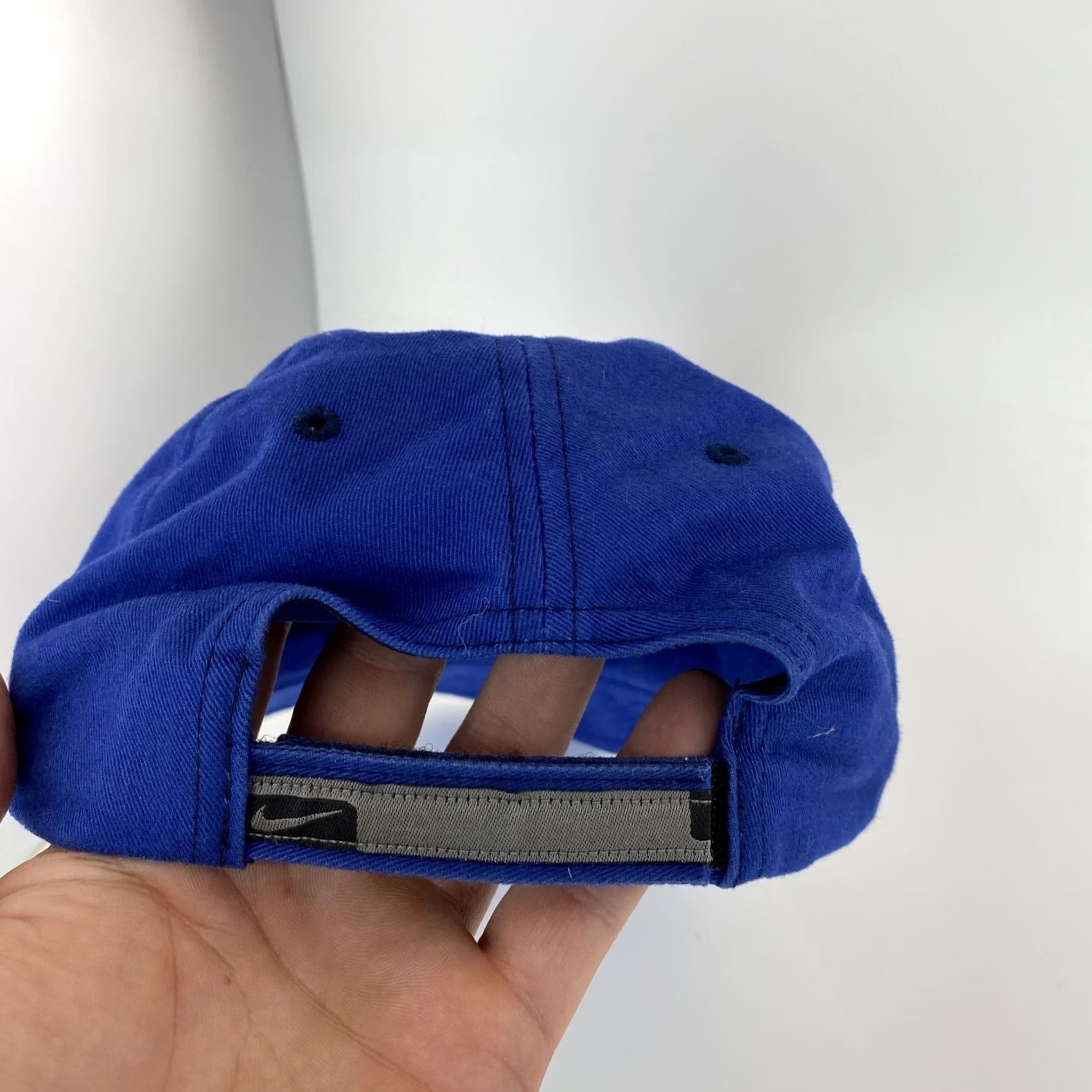 Nike Nike Hat Baseball Cap Unisex Adults One Size Blue Adjustable Swoosh Spell Out Cap Size ONE SIZE - 3 Thumbnail