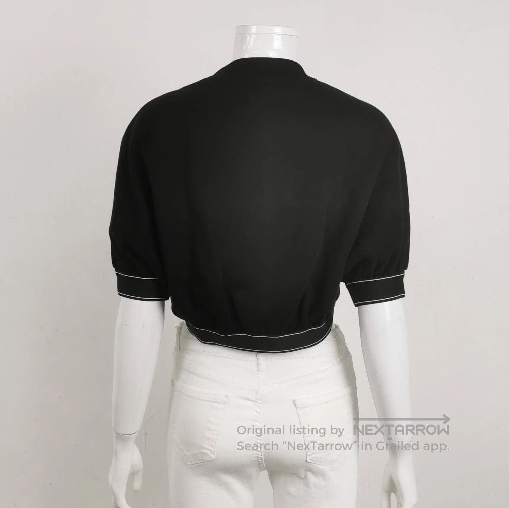 Prada Prada Logo Cotton Crew Neck Top . Size XS / US 0-2 / IT 36-38 - 2 Thumbnail