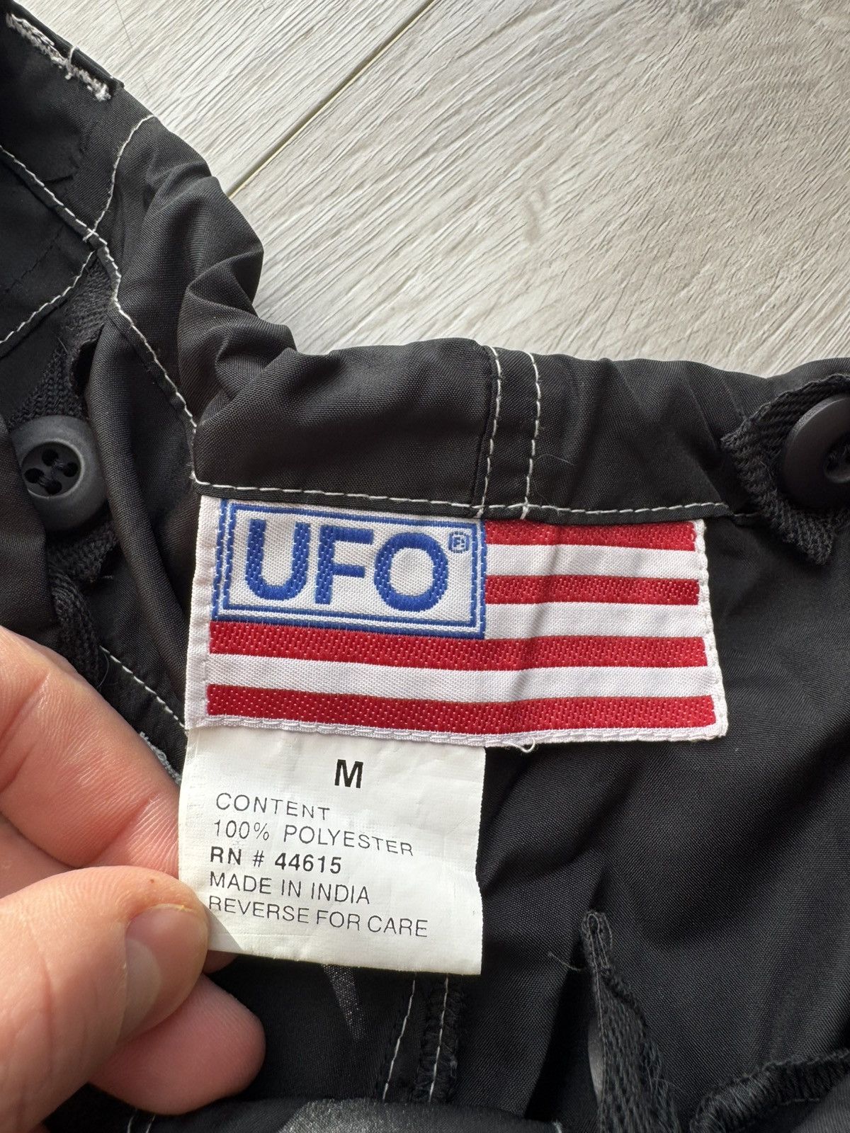 Japanese Brand Vintage UFO Bondage Parachute Black Cargo Pants Size US 32 / EU 48 - 6 Thumbnail
