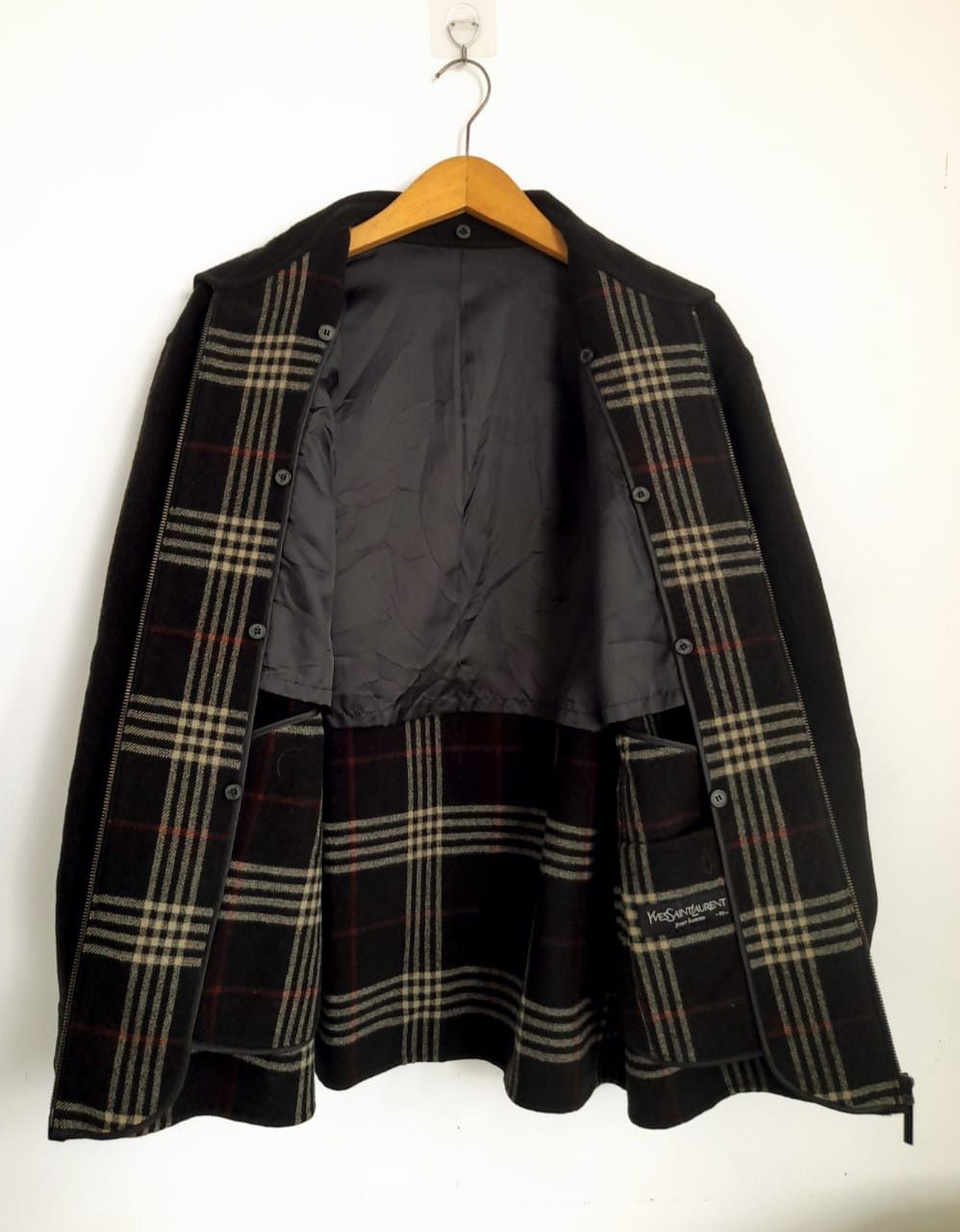 Vintage 💥 Wool material💥Vintage Yves Saint Laurent x Ysl Jacket Size US M / EU 48-50 / 2 - 6 Thumbnail