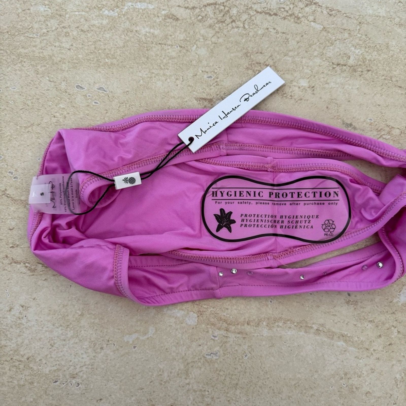 Other NWT Monica Hansen Swim Bottom with Swarovski Crystals Size S Size S / US 4 / IT 40 - 4 Thumbnail