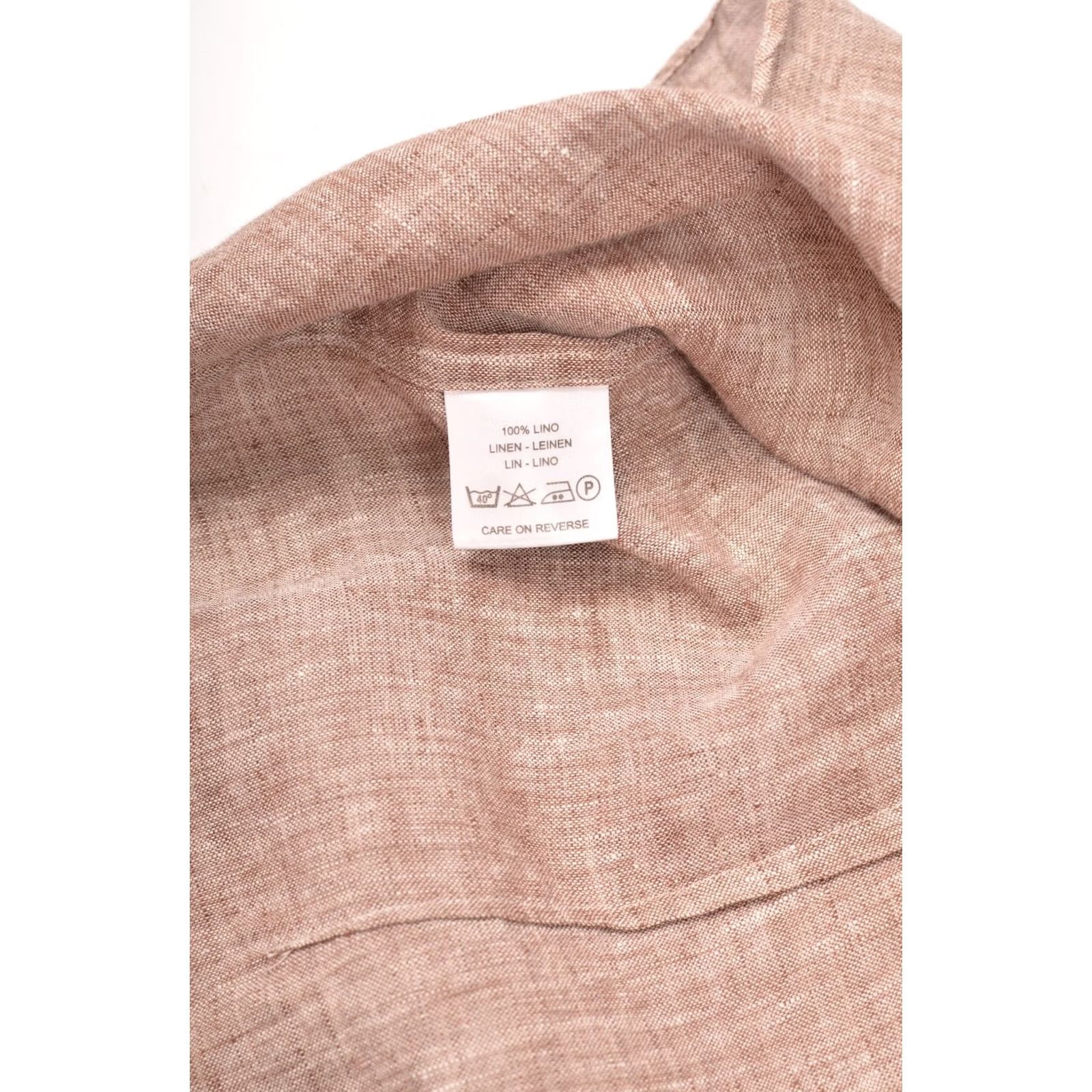 Vintage Boggi Milano Regular Fit Brown French Linen Button Shirt Size M Size US M / EU 48-50 / 2 - 6 Thumbnail