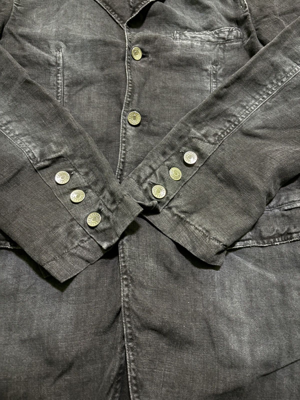 Dolce & Gabbana Dolce & Gabbbana Distressed Linen Jacket Size US S / EU 44-46 / 1 - 9 Thumbnail