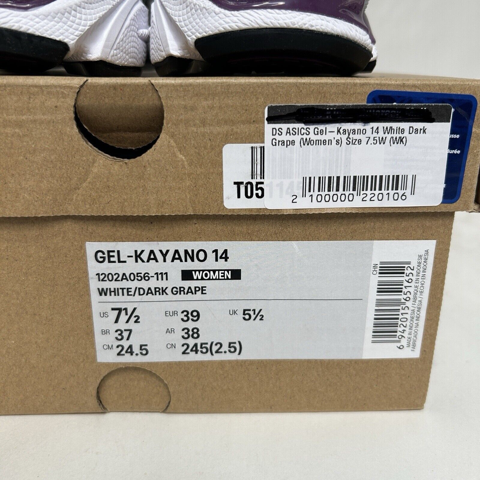 Asics ASICS Gel Kayano 14 WMNS “Silver White Dark Grape” 2024 Size US 7.5 / IT 37.5 - 5 Thumbnail