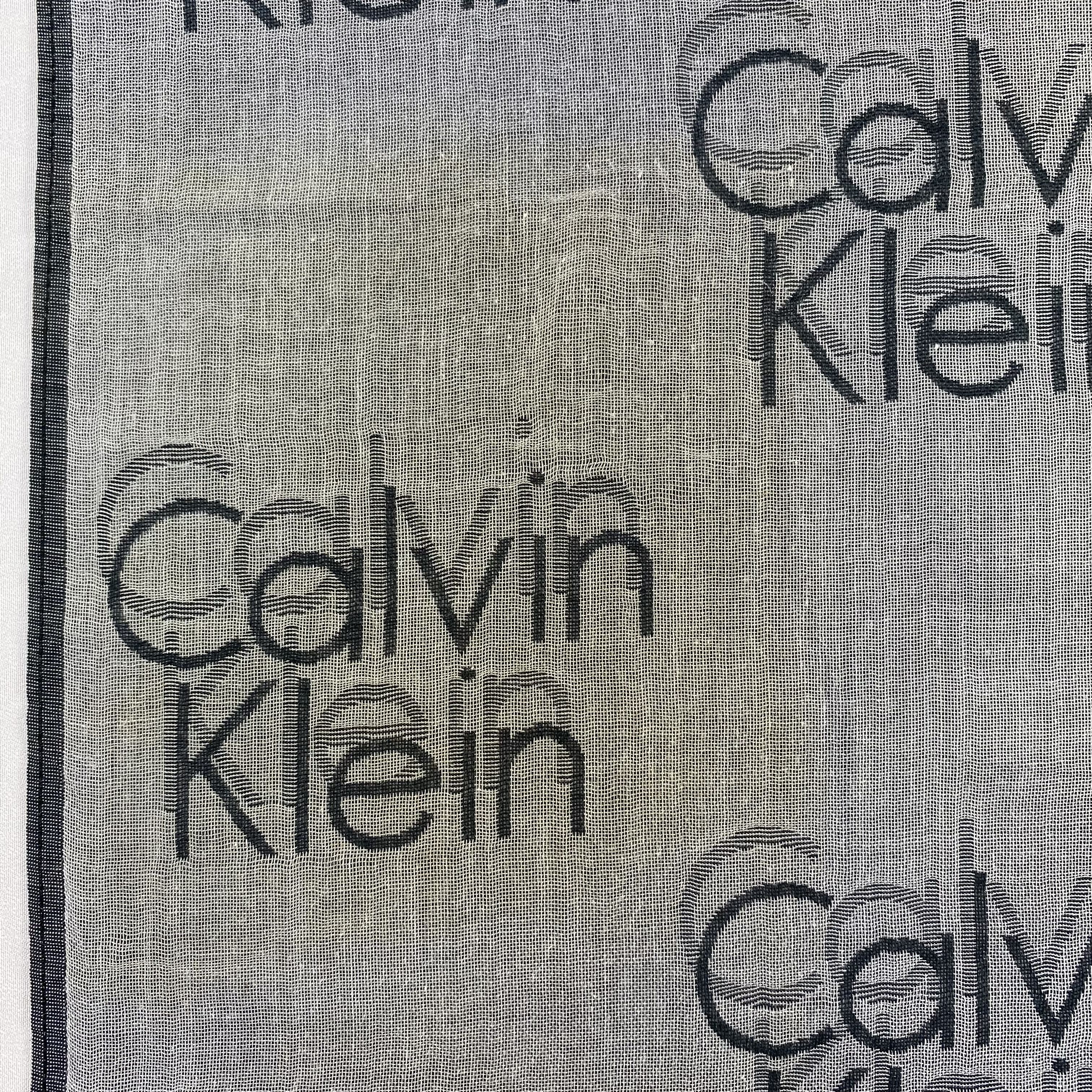 Calvin Klein × Vintage Calvin Klein Bandana/ Handkerchief / Neckerchief-P1775 Size ONE SIZE - 5 Thumbnail