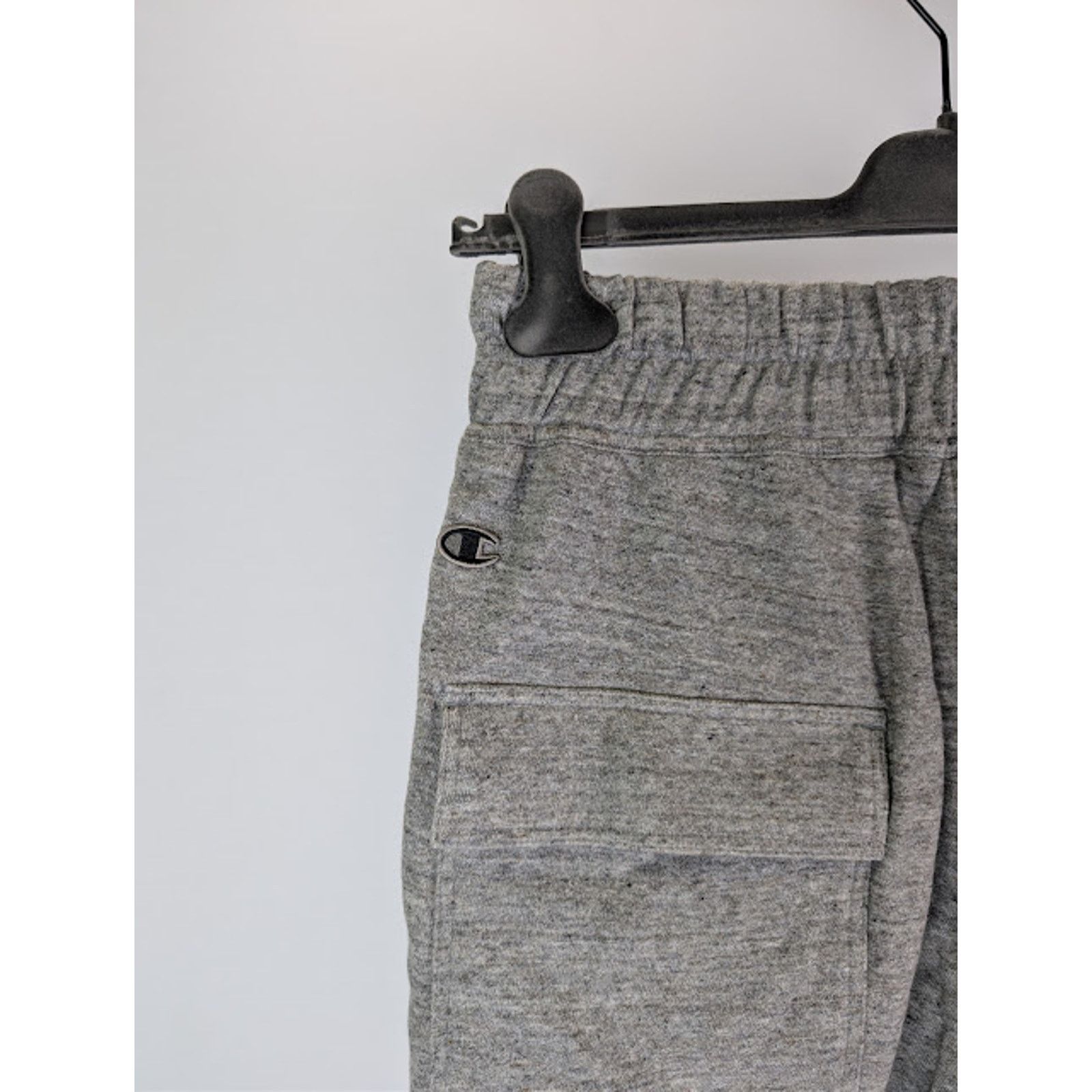 Champion × Rick Owens o1rshd1 Knitted Beveled Pods Shorts in Grey Melange S Size US 30 / EU 46 - 15 Thumbnail