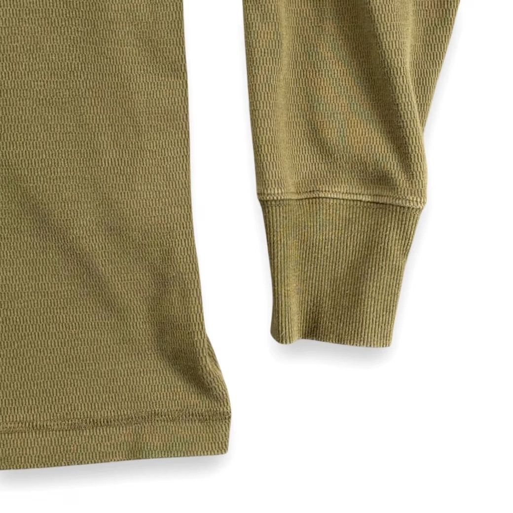 Carhartt Carhartt Shirt Adult MEDIUM Green Henley Snaps Long Sleeve Military Workwear Size US M / EU 48-50 / 2 - 7 Thumbnail