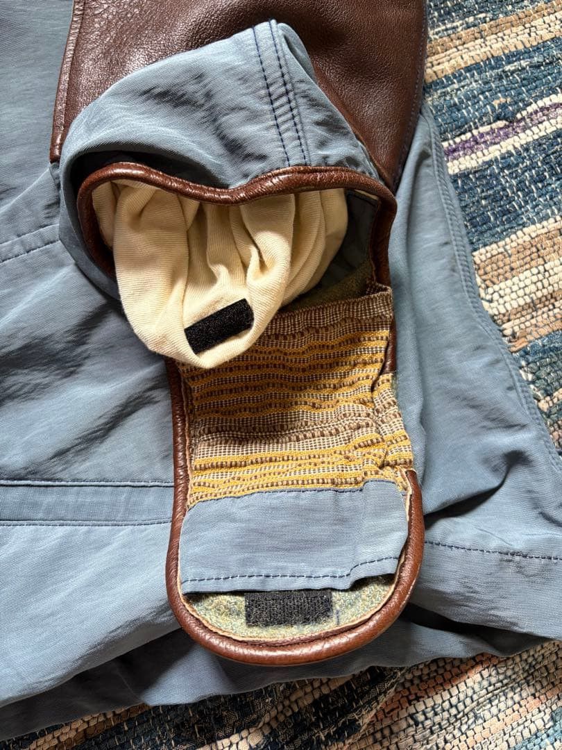 Kapital KAPITAL Hooded Mountain Parka Blue Nylon with Elbow Patche Size US M / EU 48-50 / 2 - 12 Thumbnail