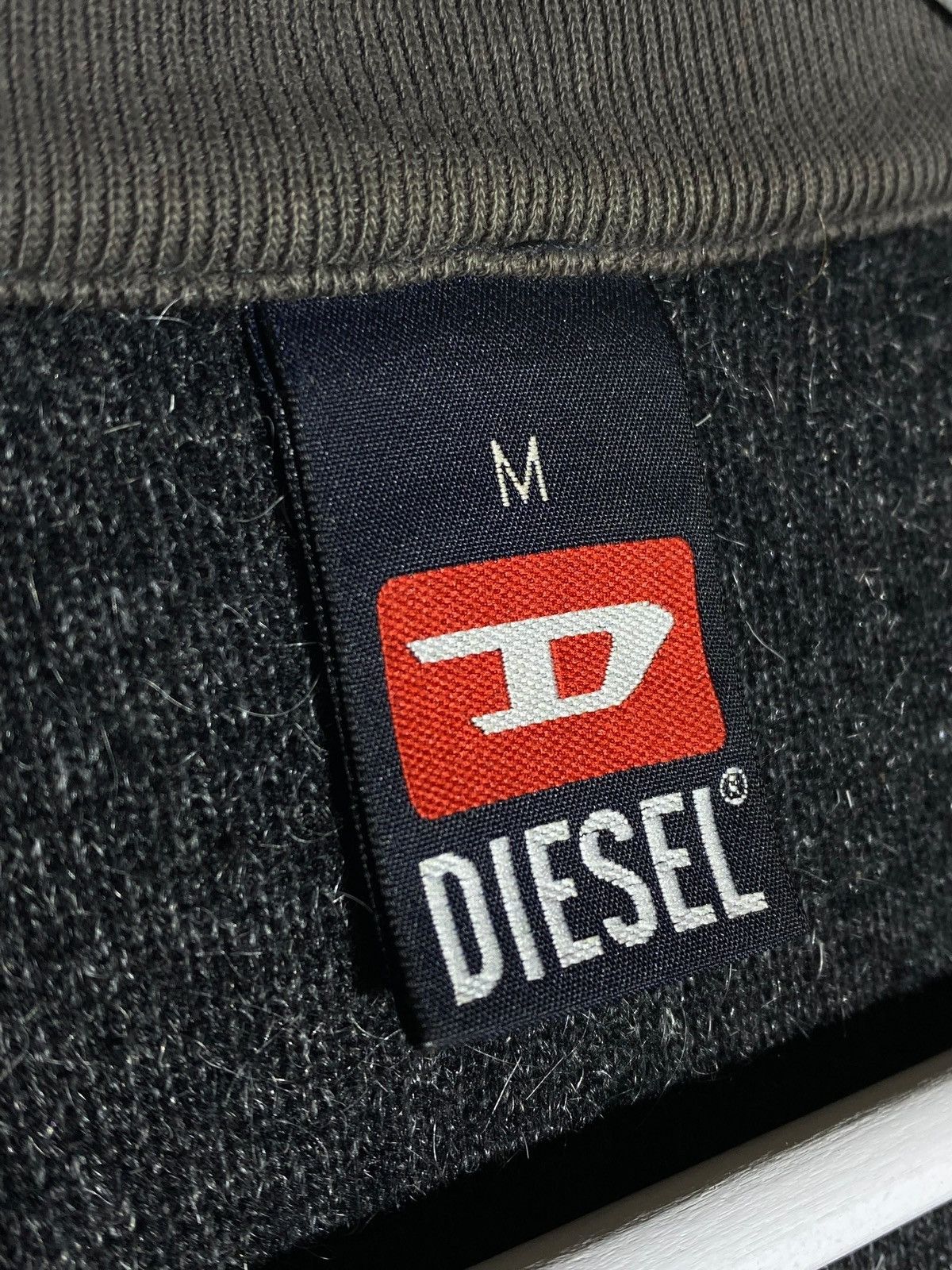 Diesel 🔥 00s DIESEL FULL ZIP WOOL SWEATER GRUNGE AVANT GARDE VIBES Size US M / EU 48-50 / 2 - 10 Thumbnail