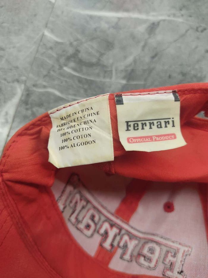 Ferrari Vintage Ferrari Cap Hat Size ONE SIZE - 5 Thumbnail