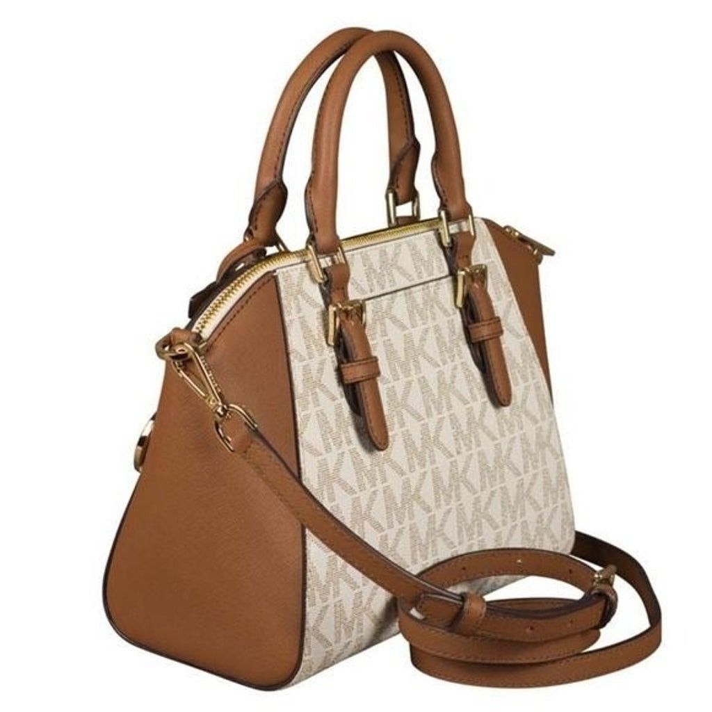 Michael Kors Michael Kors Ciara Vanilla Acorn Signature Convertible Bag Size ONE SIZE - 8 Thumbnail