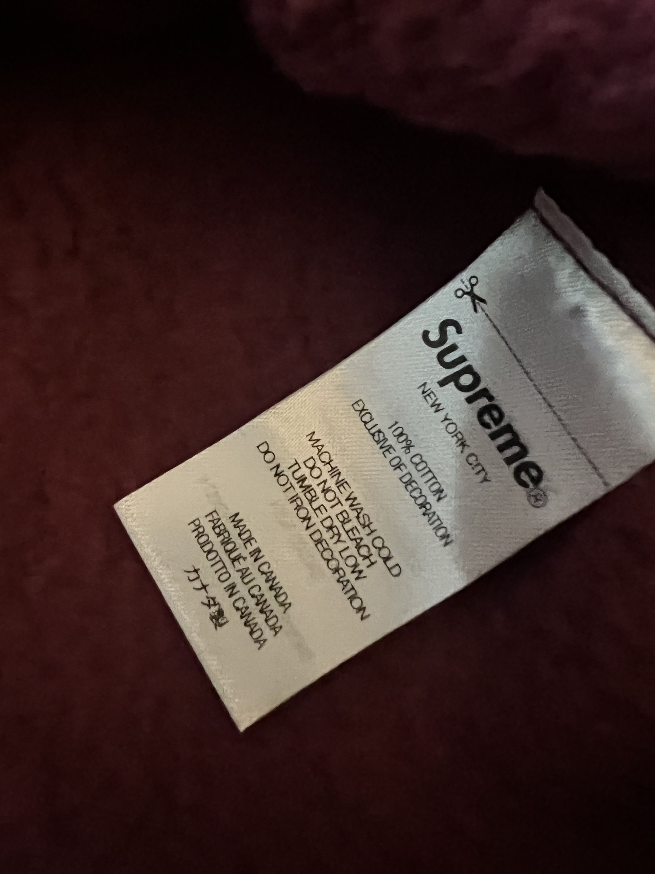 Supreme Supreme Plum Box Logo Hoodie FW21 Size US M / EU 48-50 / 2 - 5 Thumbnail
