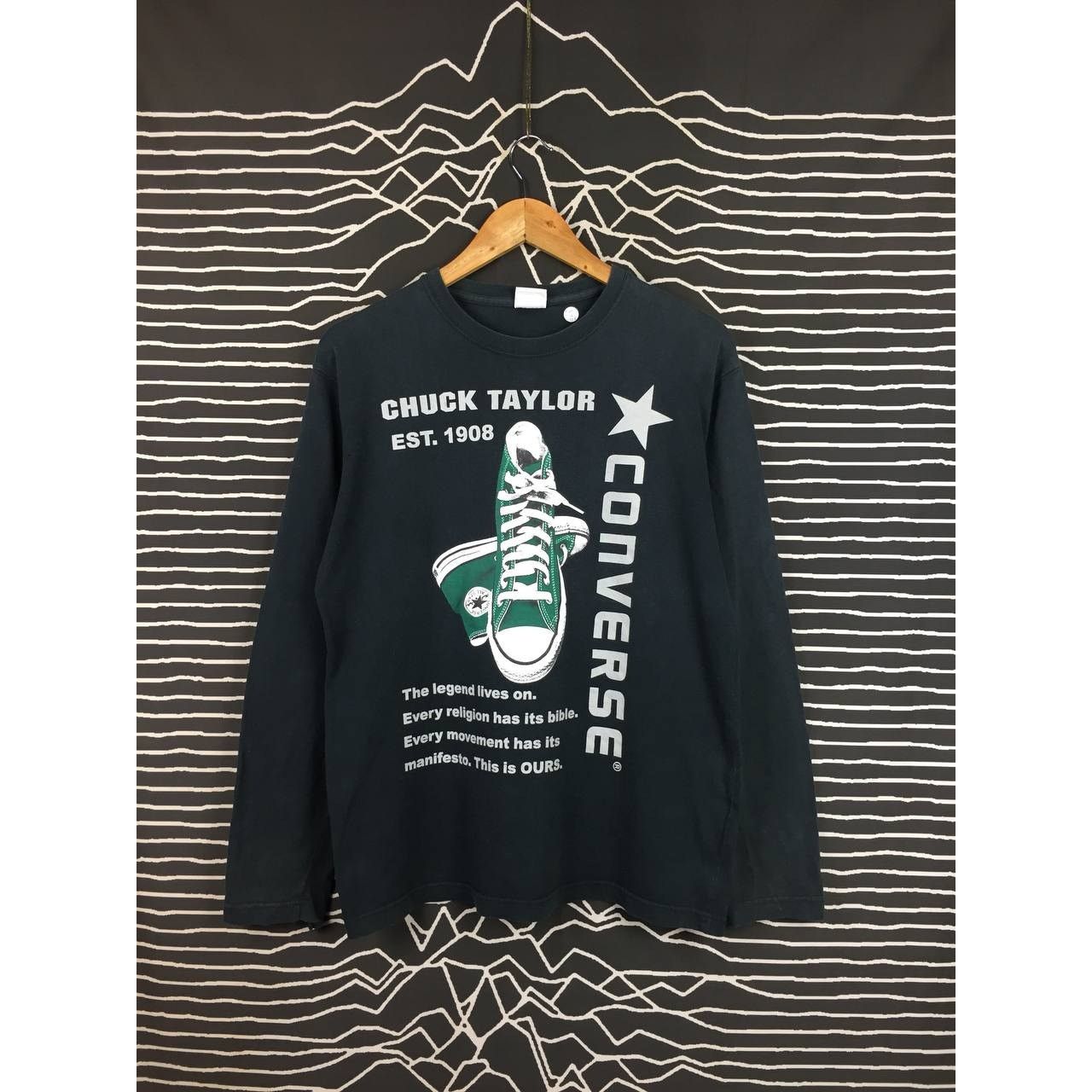 Converse × Vintage Converse Chuck Taylor The Legend Lives On Longsleeve Tee Size US M / EU 48-50 / 2 - 2 Thumbnail