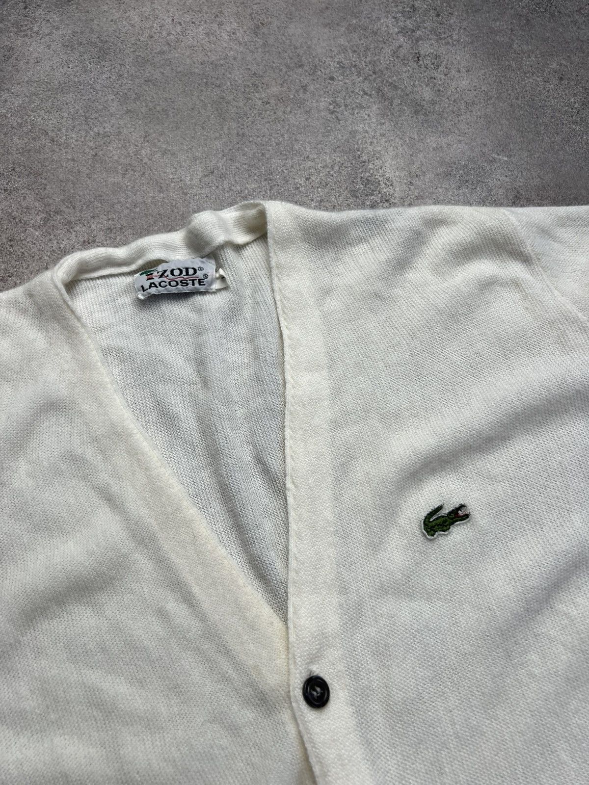 Lacoste Lacoste vintage wool cardigan Size US L / EU 52-54 / 3 - 5 Thumbnail