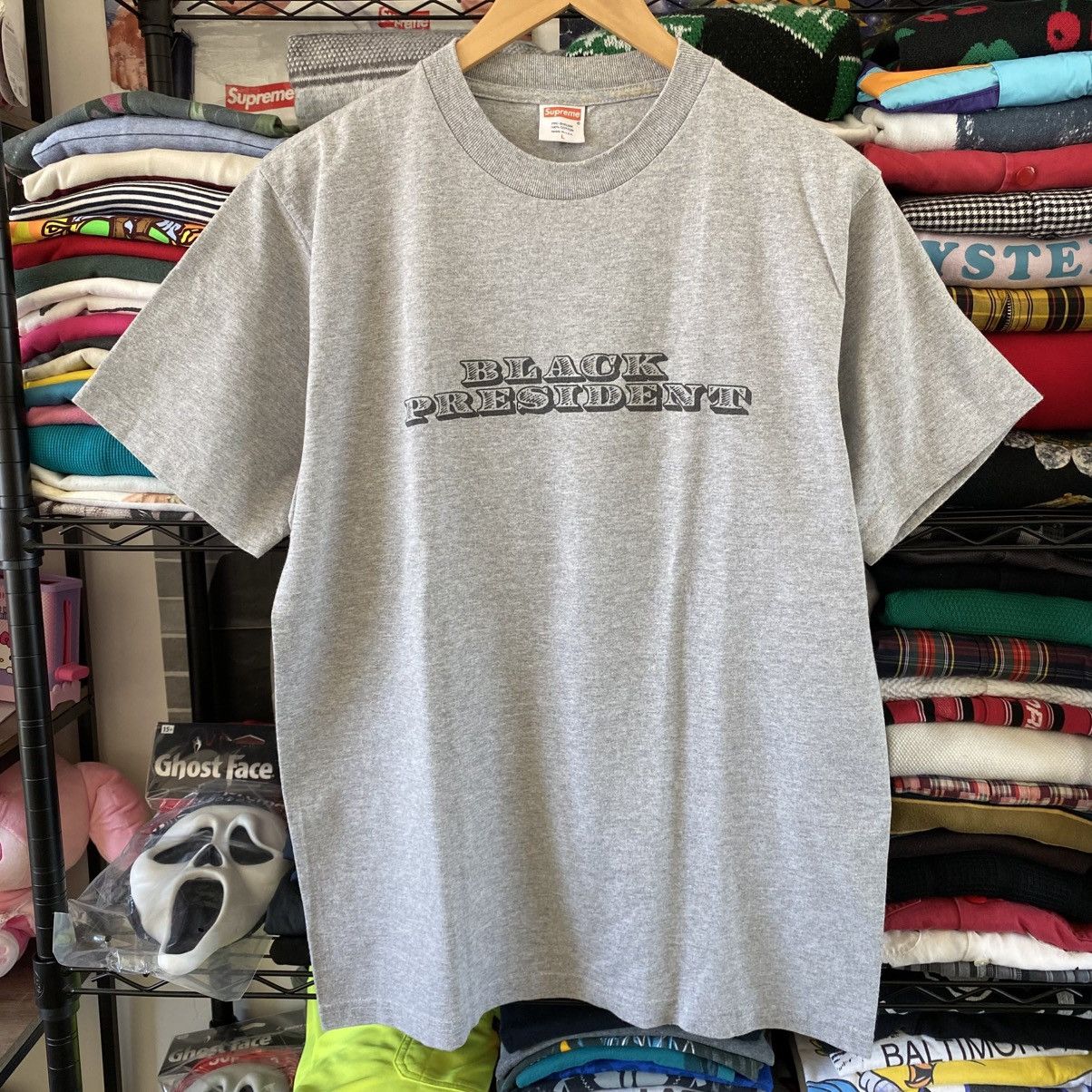Supreme Vintage Supreme Black President T-Shirt Grey 2008 Size US L / EU 52-54 / 3 - 1 Thumbnail