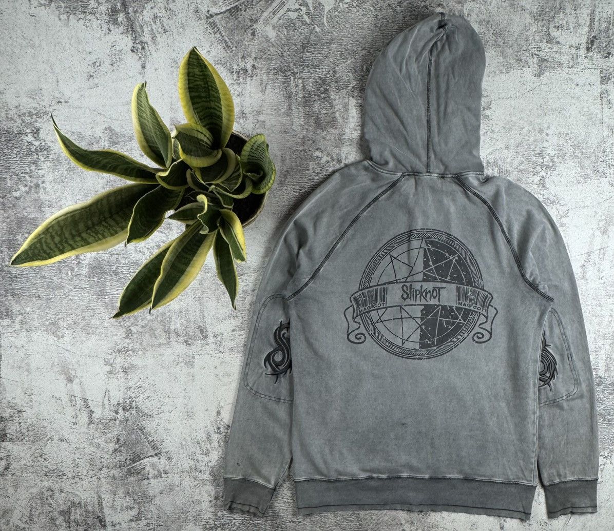 Slipknot Slipknot 2007 Overdyed Faded Men’s Large Cotton Rock Band Tour Zip Merch Hoodie Size US L / EU 52-54 / 3 - 2 Thumbnail