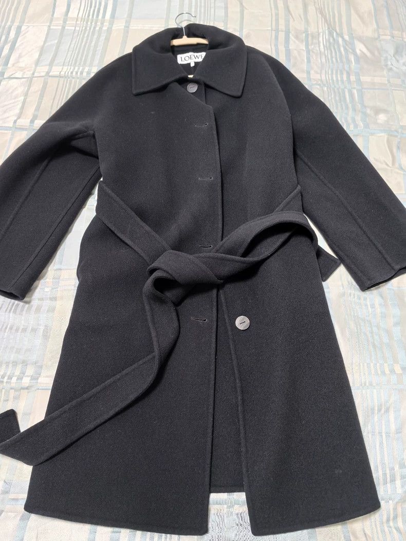 Loewe Loewe Black Wool Coat Size 38 Size US S / EU 44-46 / 1 - 1 Thumbnail