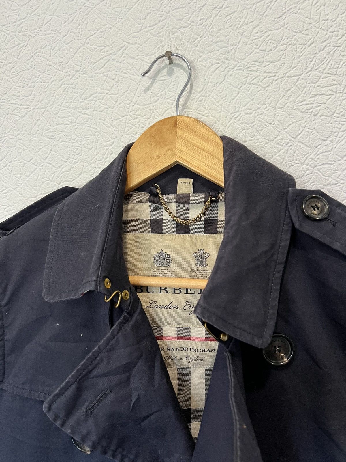 Burberry Burberry Trench Coat Blue Sandringham Mens Jacket Size US S / EU 44-46 / 1 - 2 Thumbnail