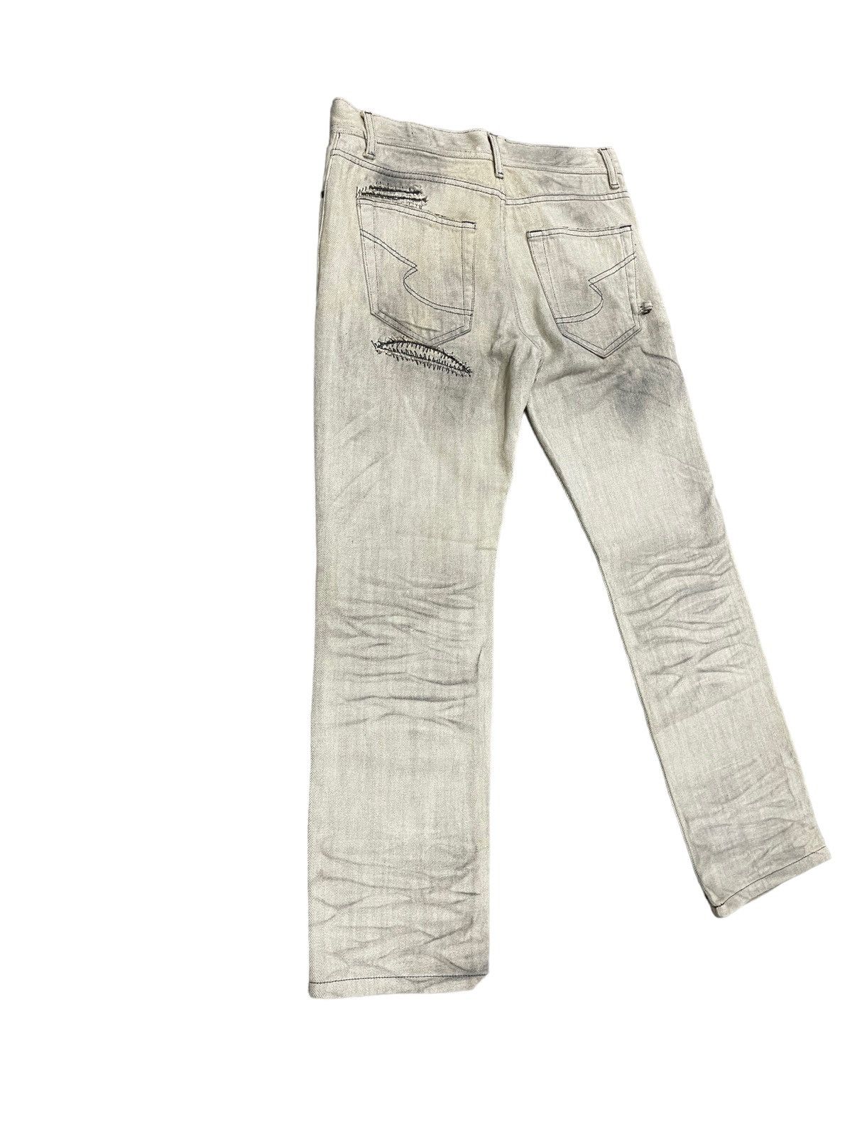 semanticdesign Vintage Semantic Design Style Flare Jeans ! Rare Design Size US 31 - 7 Thumbnail