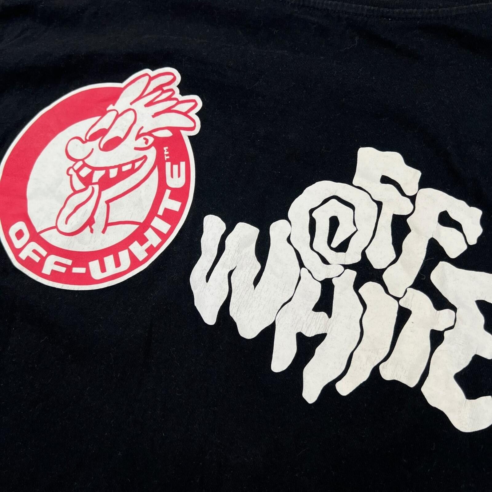 Off-White Off-White Tongue T Shirt Size US L / EU 52-54 / 3 - 4 Thumbnail