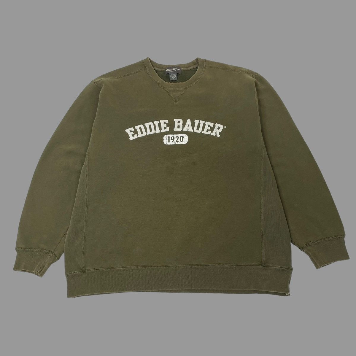 Eddie Bauer × Vintage Vintage 90s Eddie Bauer sweatshirt Size US XL / EU 56 / 4 - 1 Thumbnail