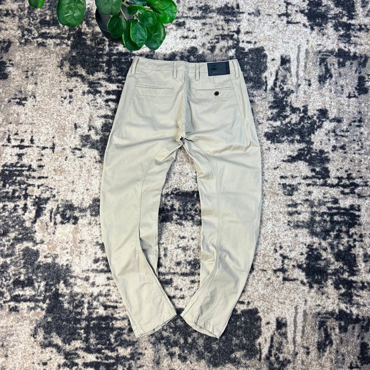 G-Star G-Star Raw Luxury 3D Slim Beige Chino Pants Size US 31 - 1 Thumbnail