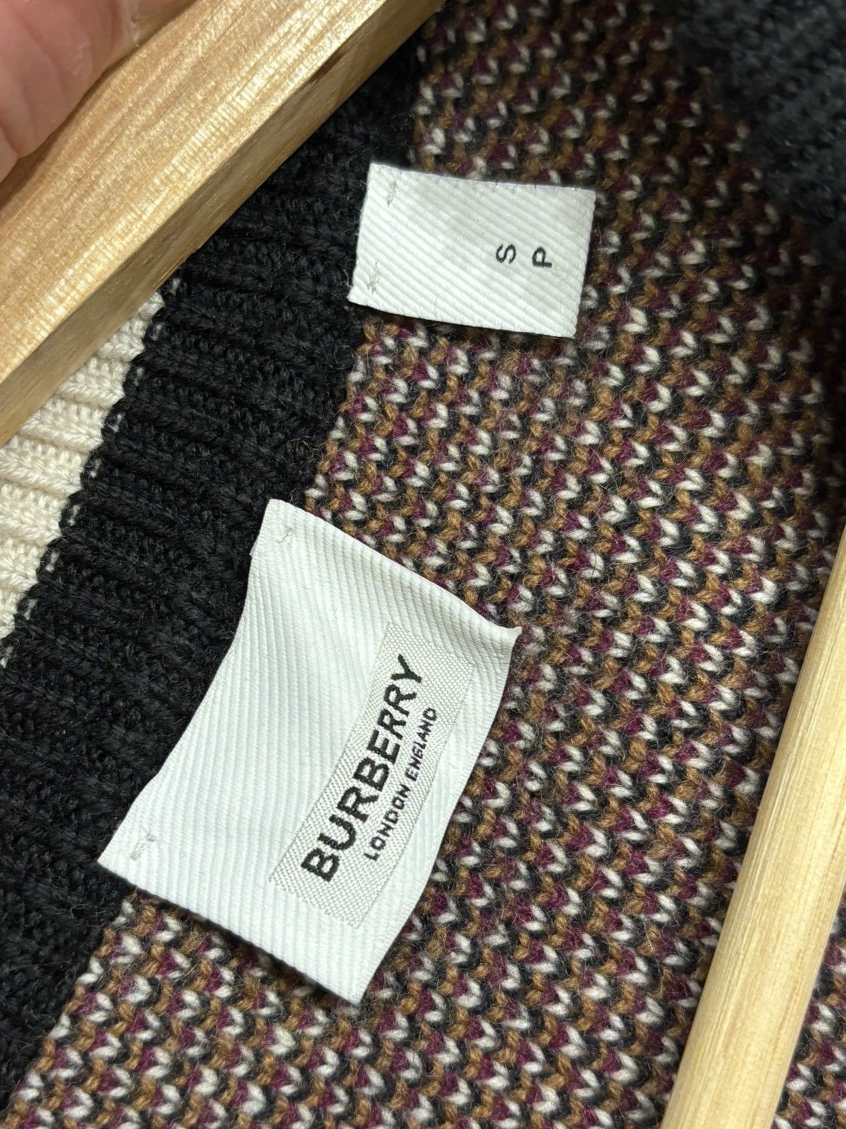 Burberry Burberry Knit Zip Up Plaid Sweater Size US S / EU 44-46 / 1 - 7 Thumbnail