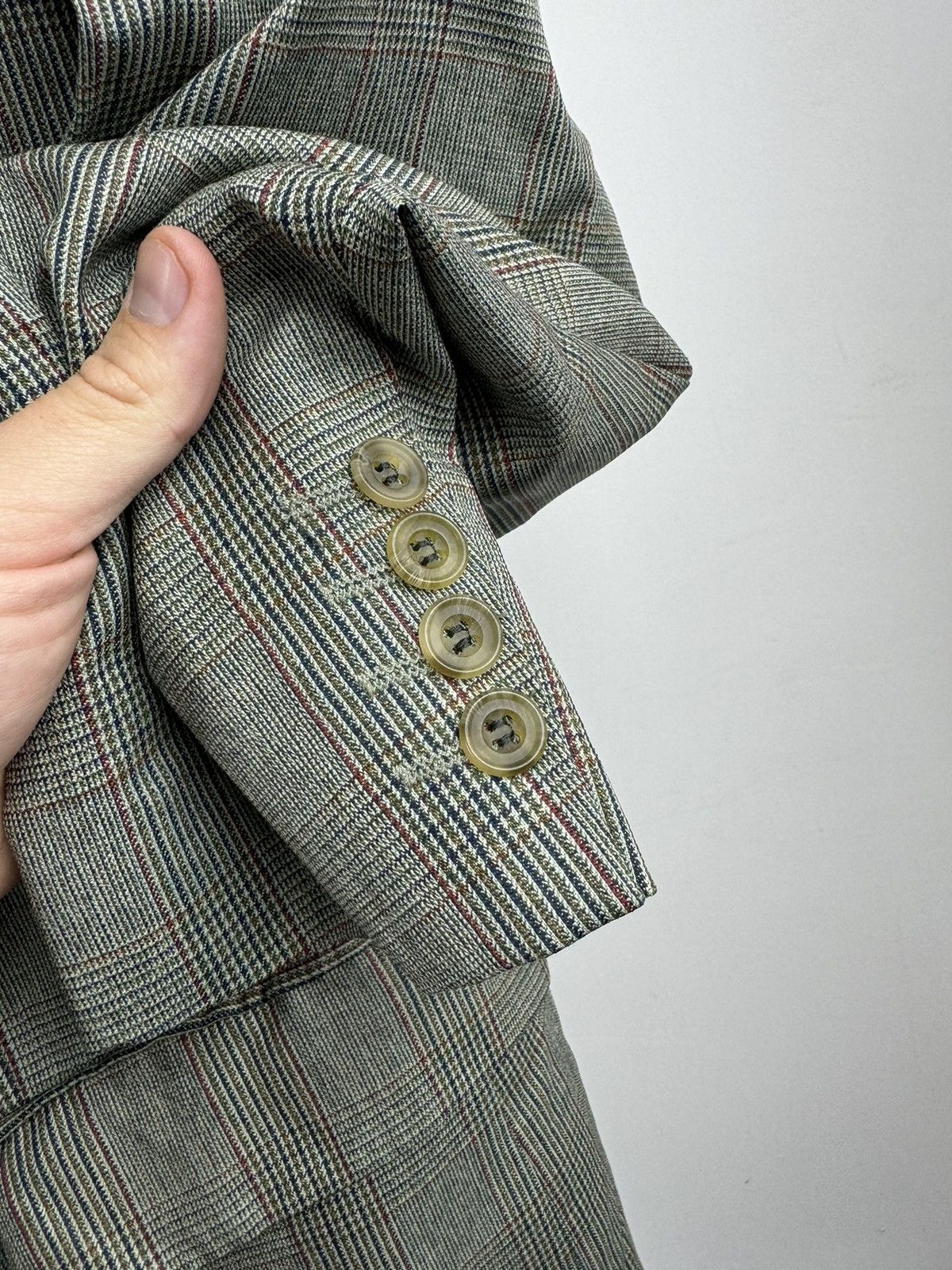 Vintage Vintage Daks Jermyn Street Made In Great Britain Suit Size 46S - 7 Thumbnail