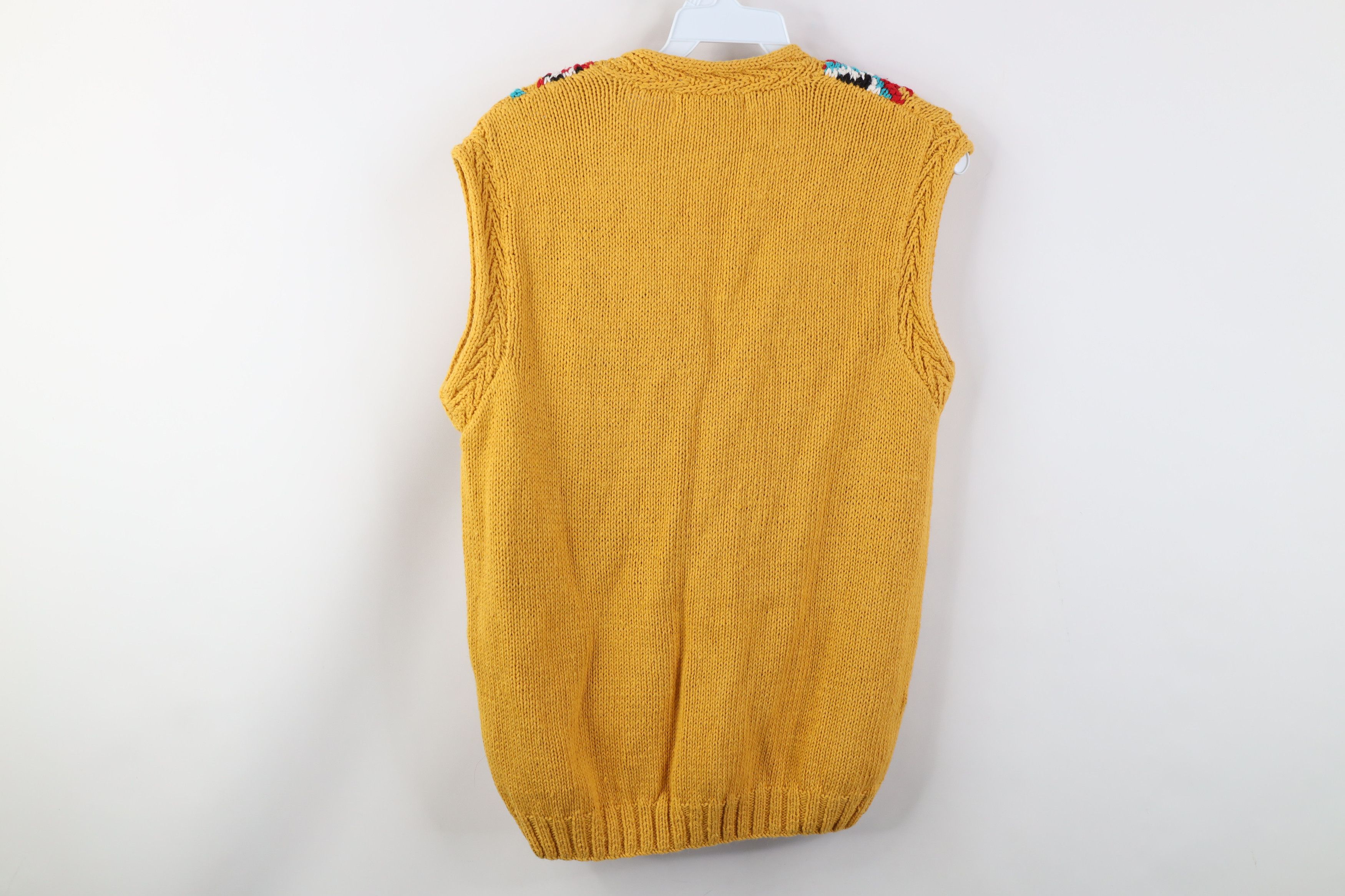 Vintage Vintage 90s Streetwear Southwestern Fair Isle Sweater Vest Size M / US 6-8 / IT 42-44 - 7 Thumbnail