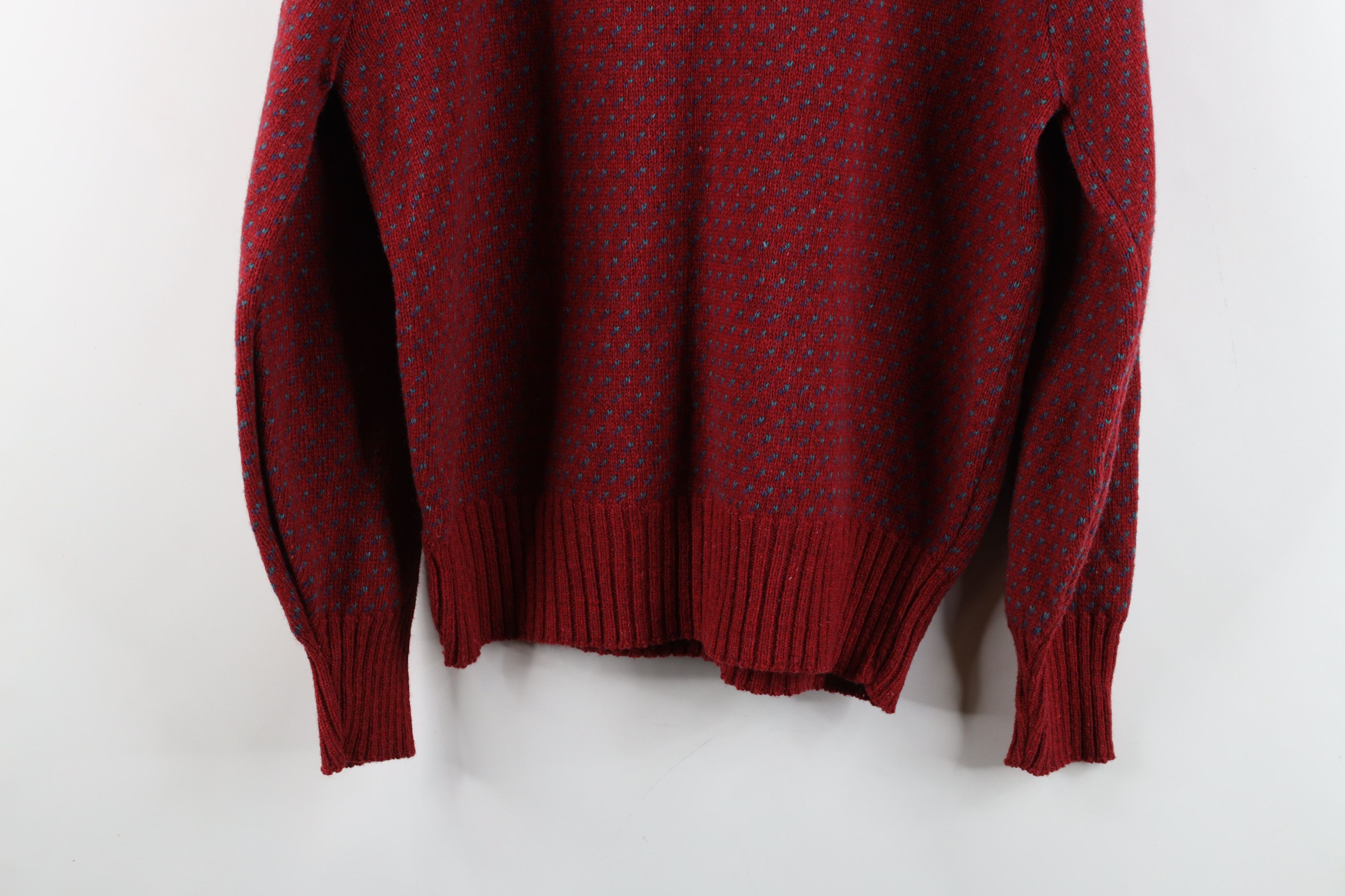 Vintage Vintage 90s Streetwear Polka Dot Knit Crewneck Sweater USA Size XL / US 12-14 / IT 48-50 - 13 Thumbnail
