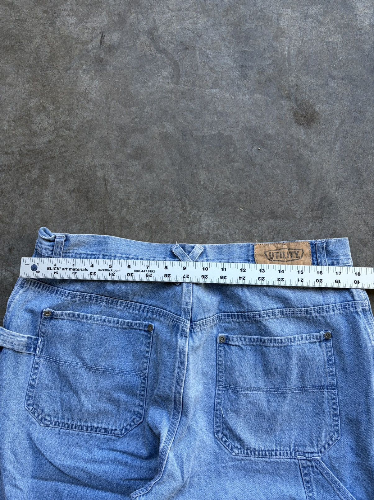 Other Utility Light Wash Vintage Baggy Skater Workwear Denim 1990s Size US 36 / EU 52 - 5 Thumbnail