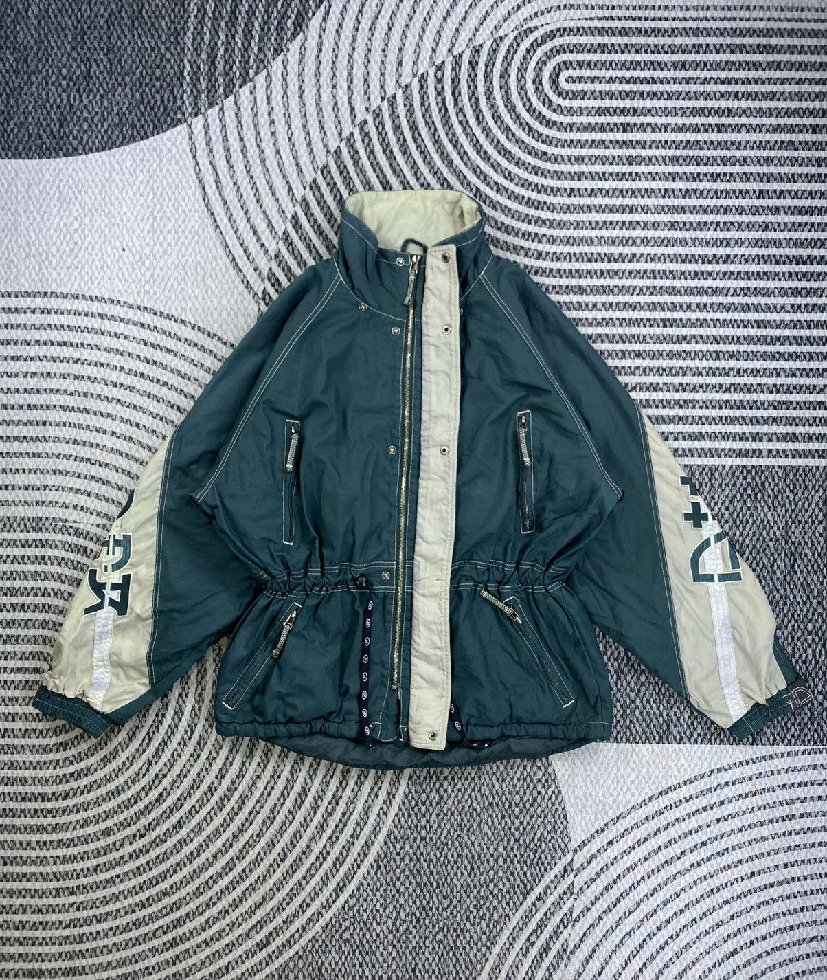 Japanese Brand Vintage Nordica Dark Green Skiwear Jacket Size US XL / EU 56 / 4 - 6 Thumbnail